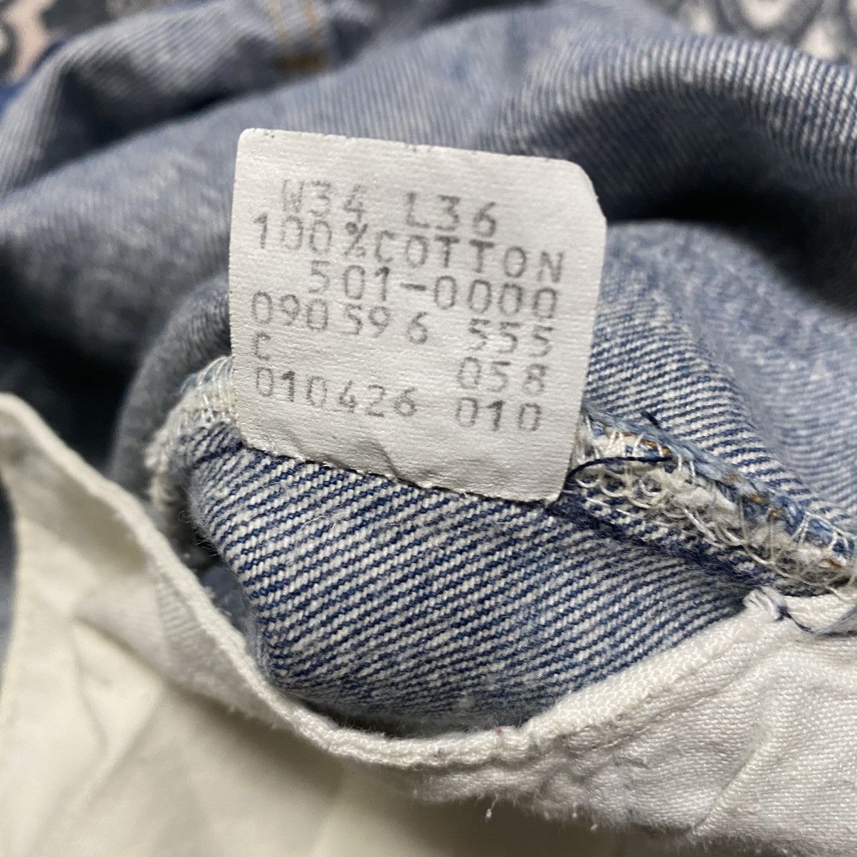 Levi's Vintage 80s Levis 501xx Distressed Jeans Size US 32 / EU 48 - 22 Thumbnail