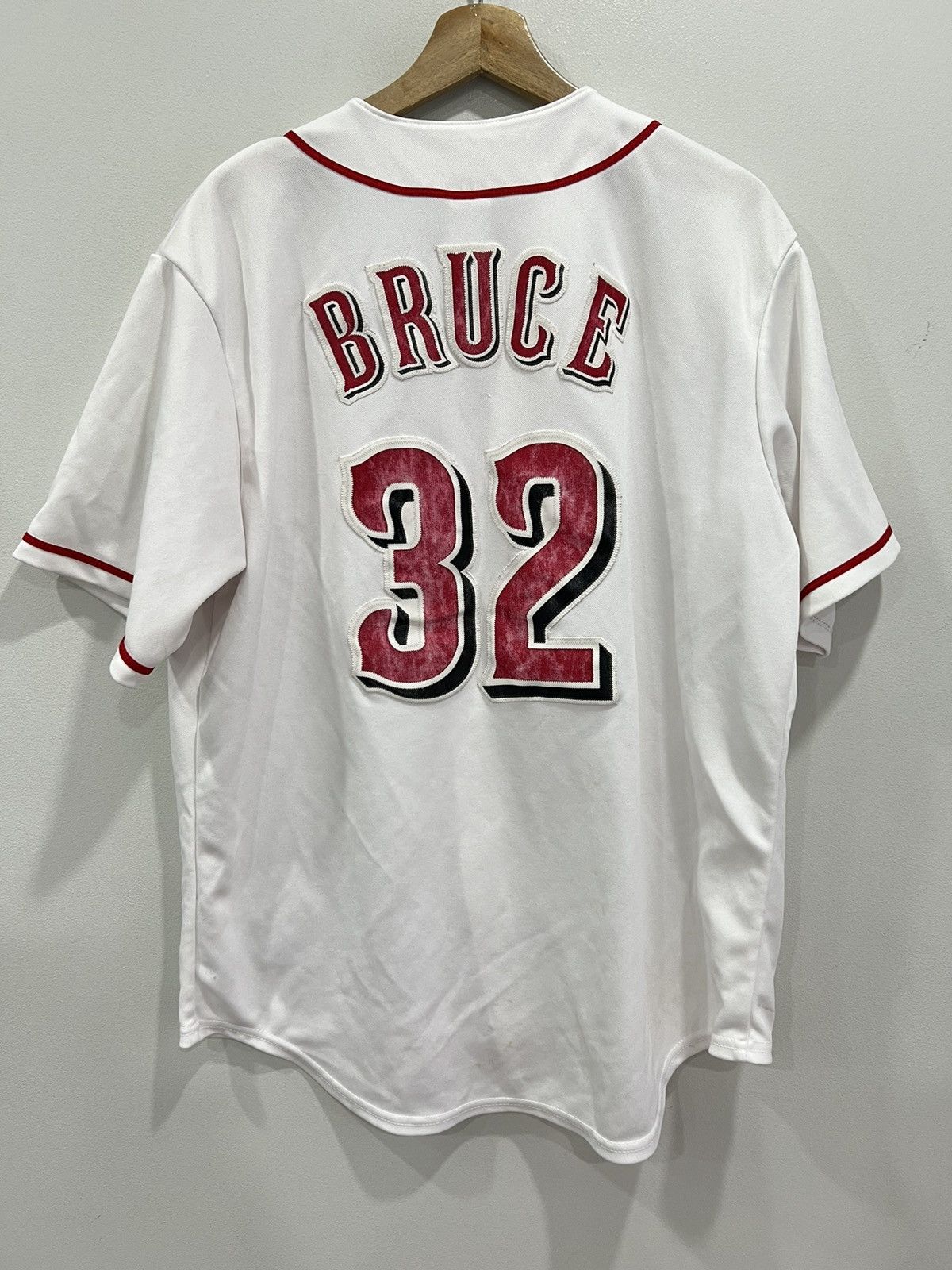 Vintage Vintage Cincinatti Reds Bruce Baseball Jersey Size US L / EU 52-54 / 3 - 2 Thumbnail