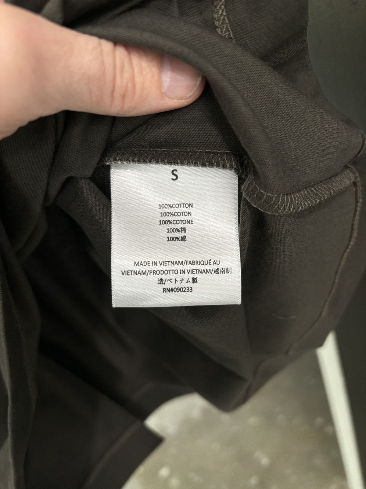 Essentials × FOG × Fear of God FOG Off Black Tee Size US S / EU 44-46 / 1 - 8 Thumbnail