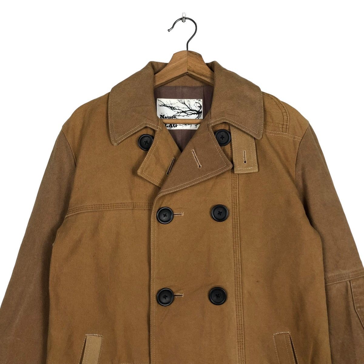 Japanese Brand 🔥VINTAGE DETROIT DUCK CANVAS CHORE JACKET NRF HIDDEN COLLAR Size US S / EU 44-46 / 1 - 5 Thumbnail