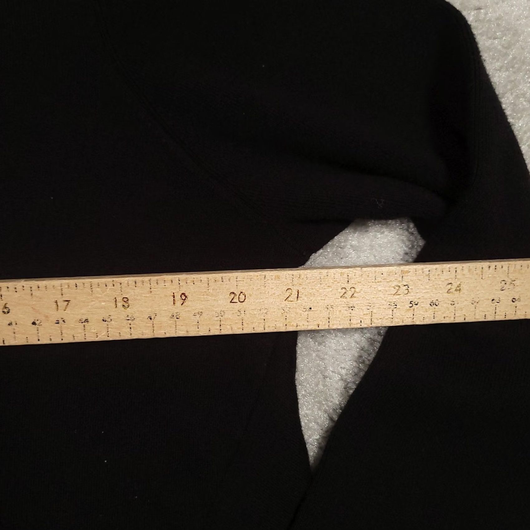 Vintage Chico's Sweater Womens XL Black Turtleneck Sharkbite Hem Tunic Size XL / US 12-14 / IT 48-50 - 7 Thumbnail