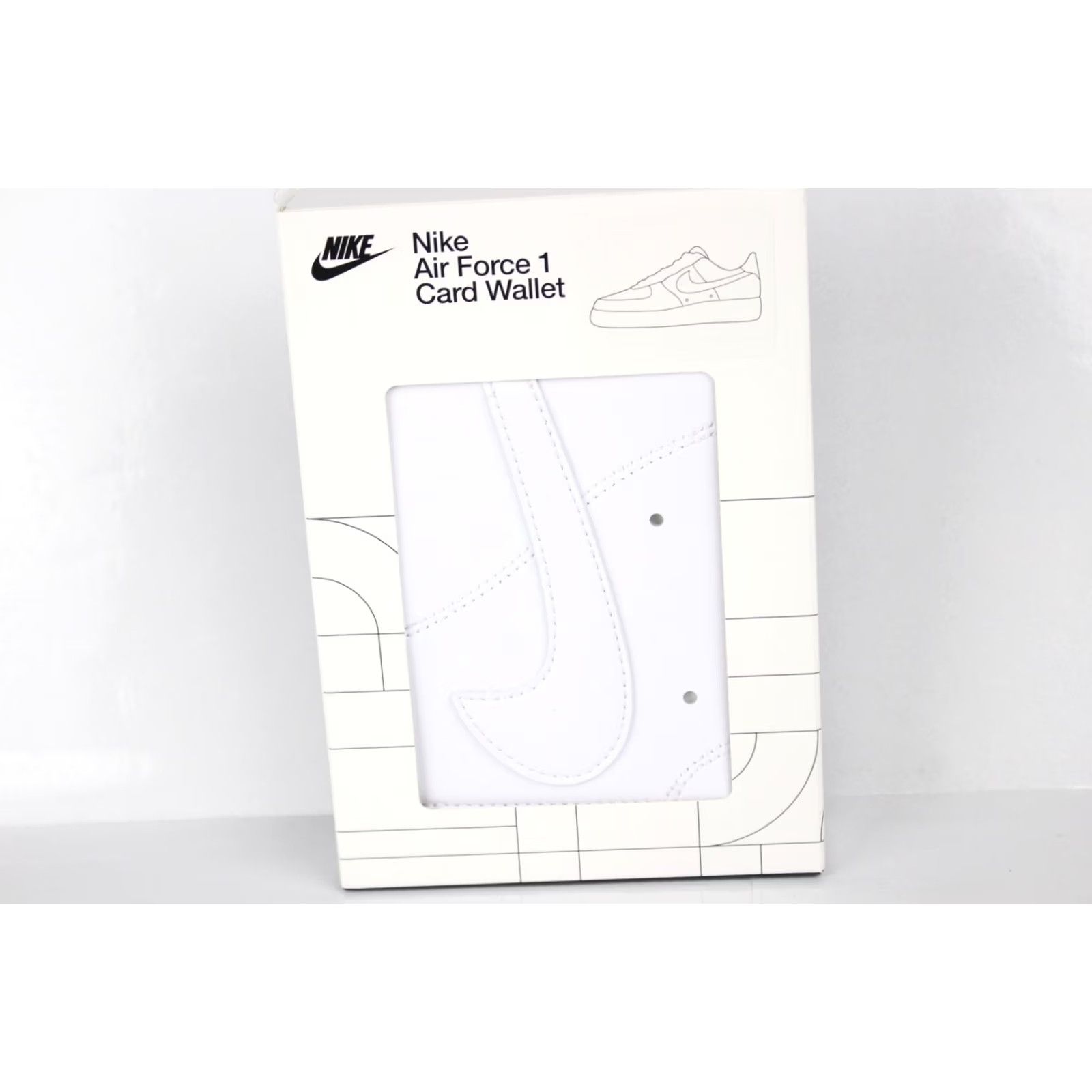 Nike Nike Air Force 1 Card Wallet Iconic 1982 All White - Nike Card Wallet Mens 3 Card Slots 1 Sleeve 4.5" x 3.25" Short Sleeve? Size ONE SIZE - 2 Thumbnail