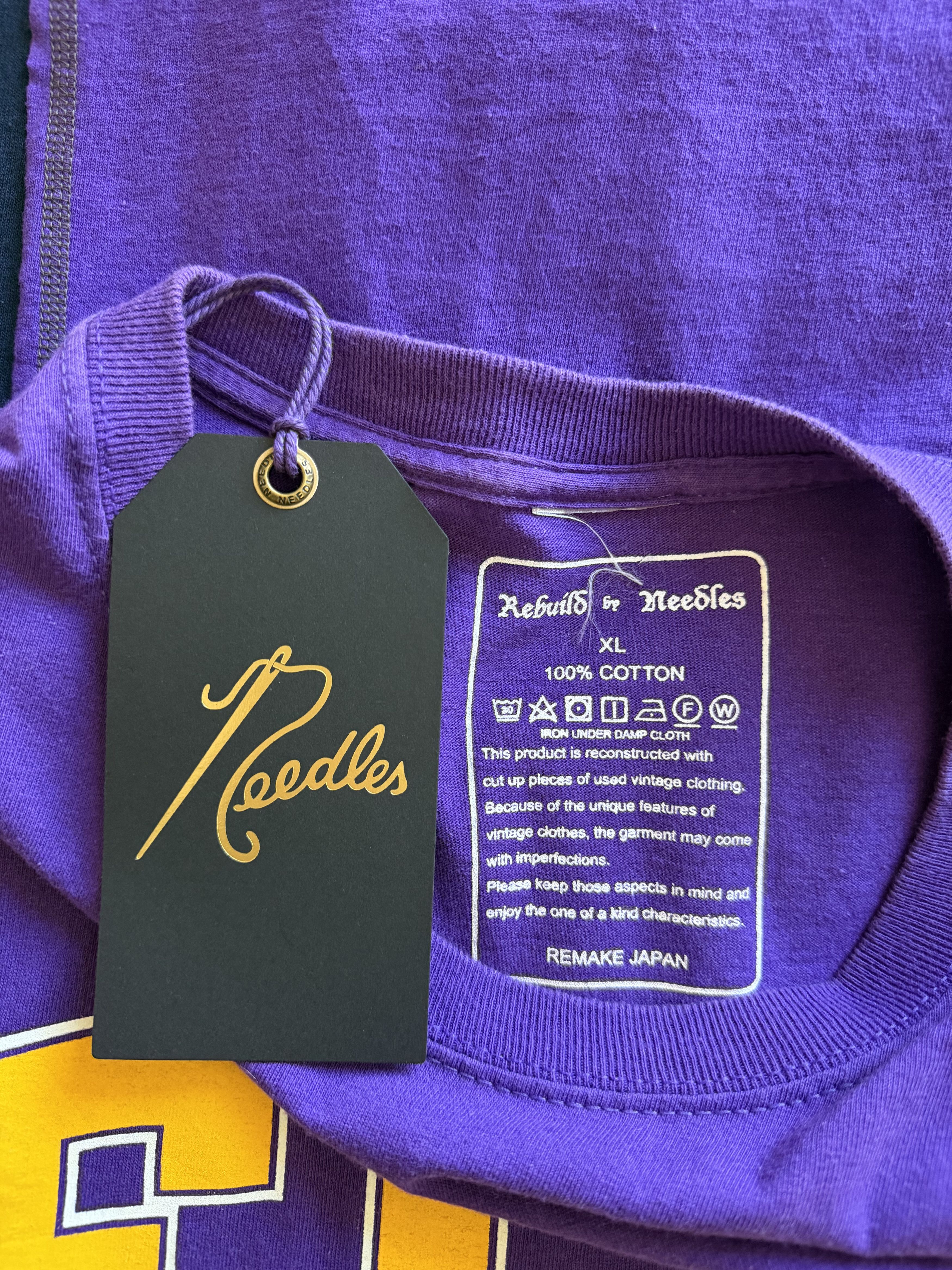 Needles Needles Rebuild East Carolina 5 Cuts Tee in Purple Size US XL / EU 56 / 4 - 7 Thumbnail