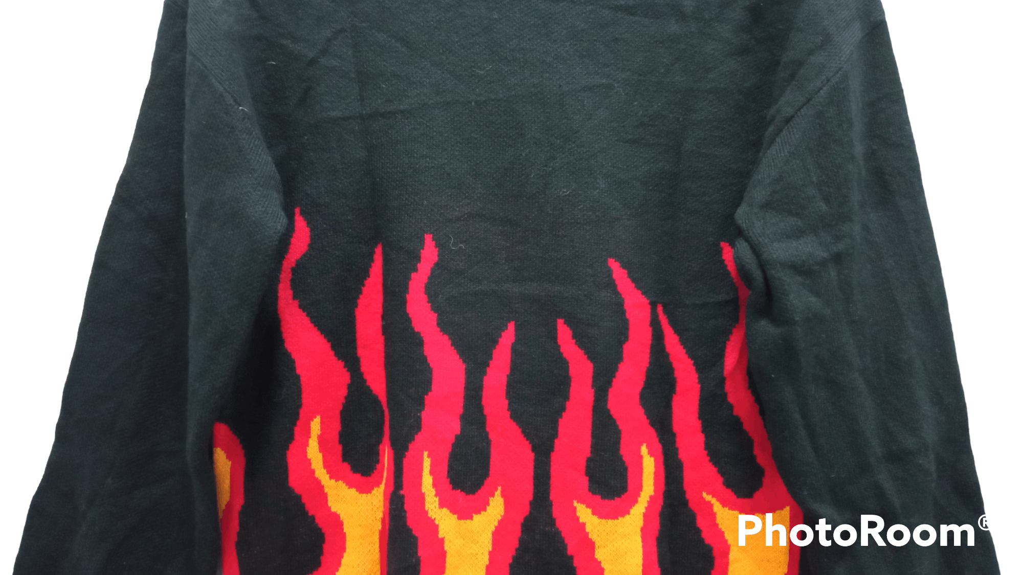 Japanese Brand × Vintage 🔥🔥Vintage Style Pipue De Pique Flame Sweatshirt Size US S / EU 44-46 / 1 - 13 Thumbnail