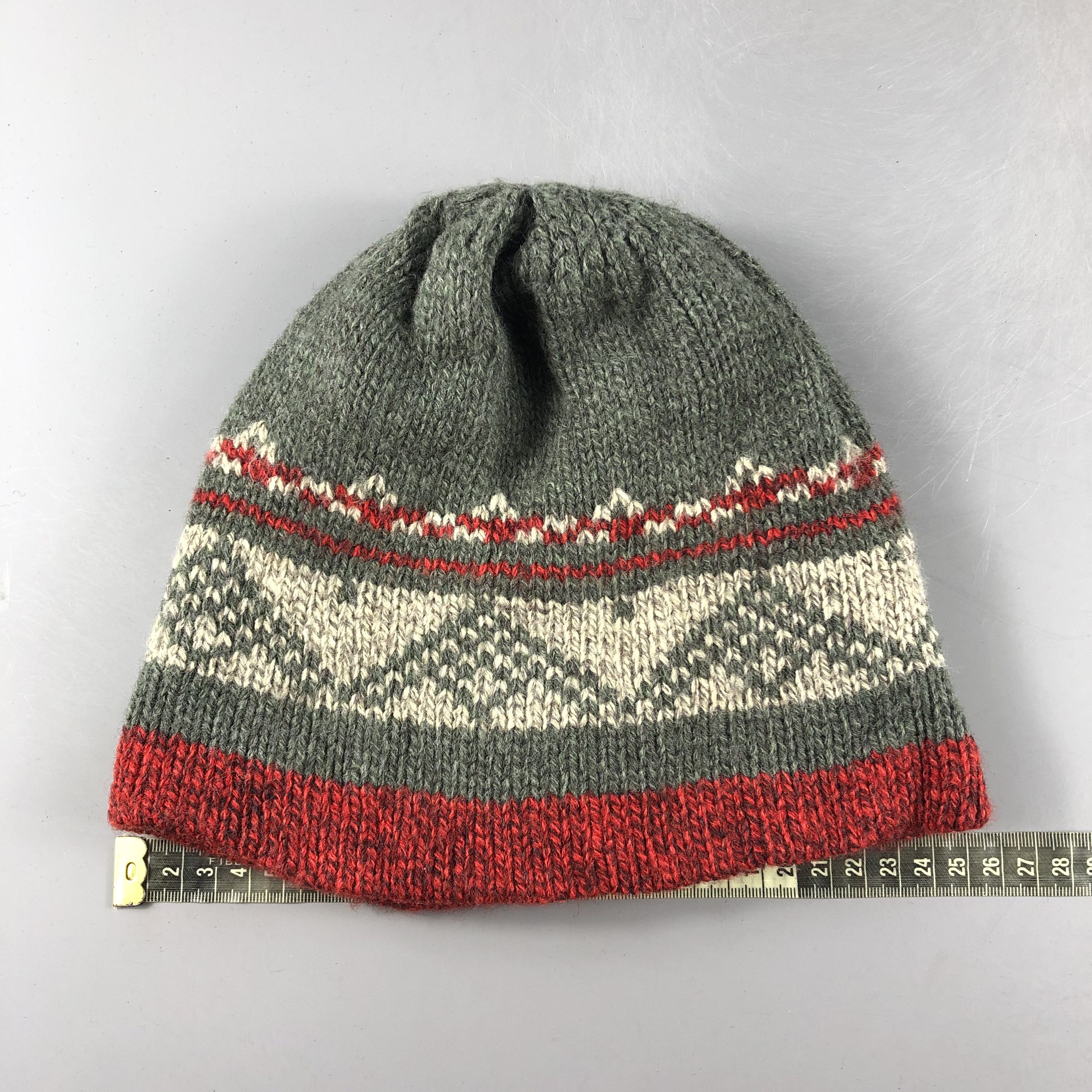 Japanese Brand × Vintage Sasquatch Fair Isle Beanie Snow Hat Snow Cap -D218 Size ONE SIZE - 3 Thumbnail
