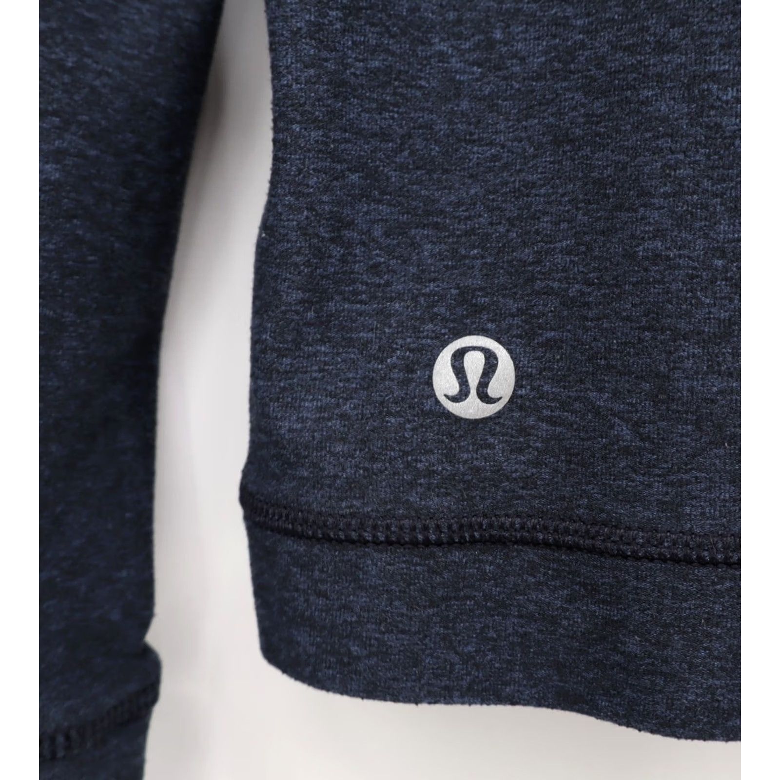 Lululemon Lululemon Women's Its Rulo Run Long Sleeve Shirt Heathered True Navy Black Sz 10 Size L / US 10 / IT 46 - 3 Thumbnail