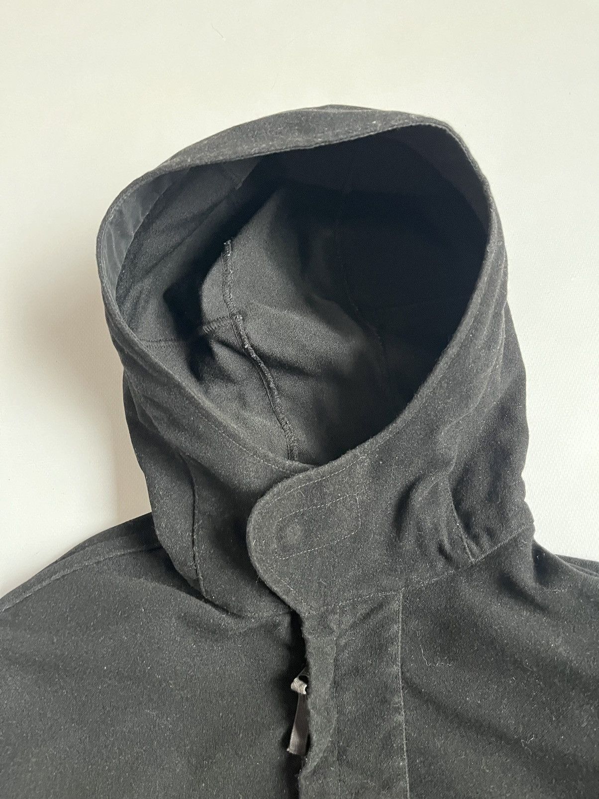 Stone Island Stone Island Men 2021 Black Ghost Flocked Pullover Hoodie Size US M / EU 48-50 / 2 - 5 Thumbnail