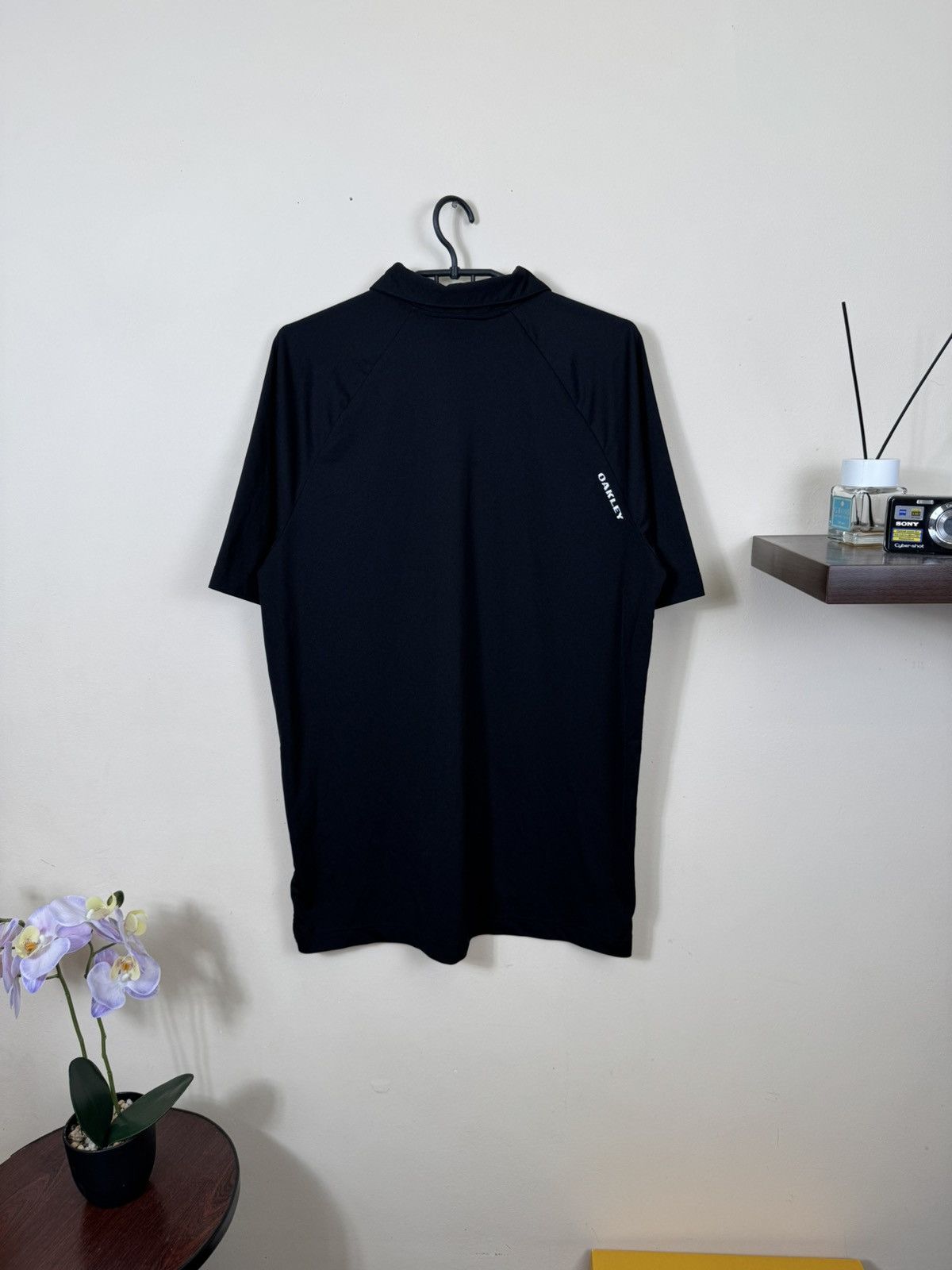 Oakley 🇺🇸 Vintage Oakley Polo T-Shirt Rare Retro Hype Y2K Size US L / EU 52-54 / 3 - 2 Thumbnail