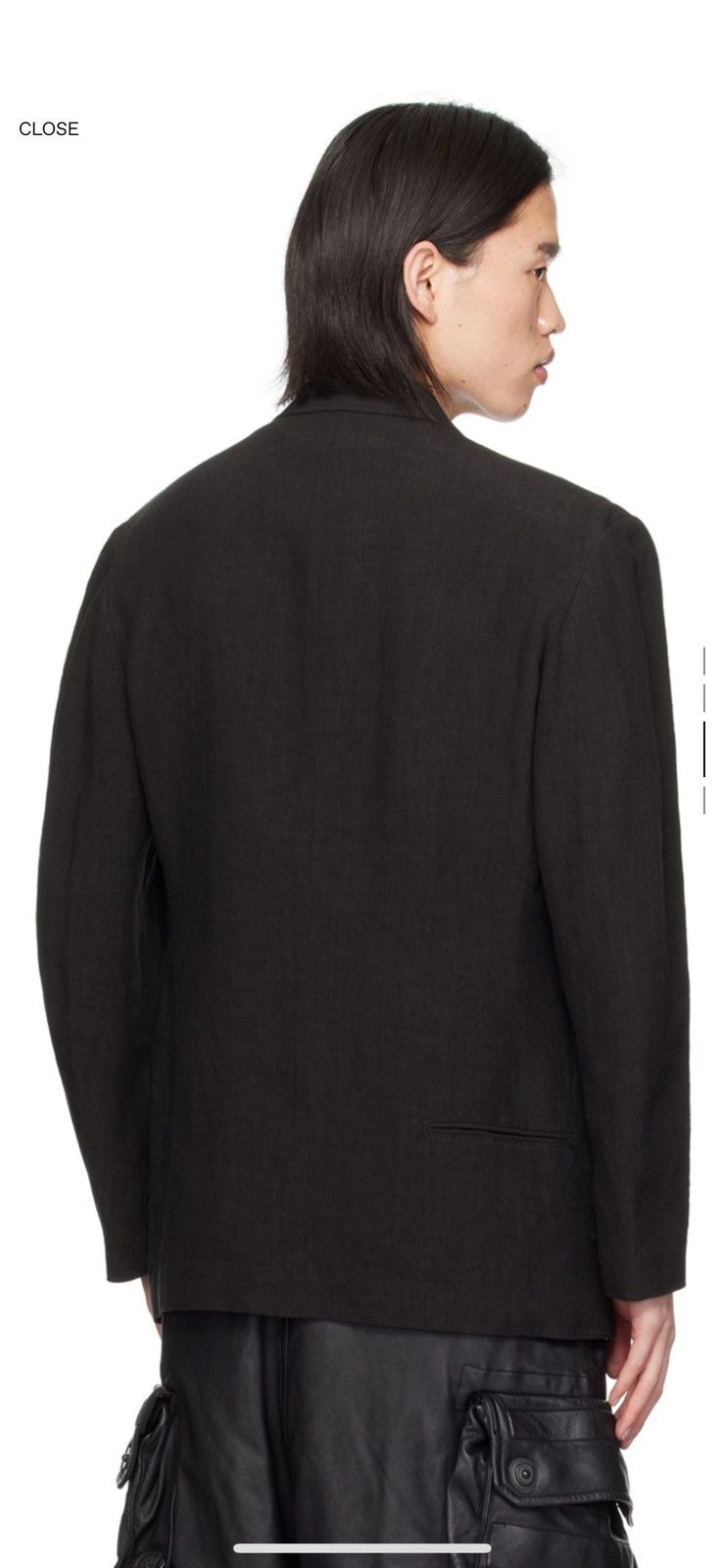 Yohji Yamamoto Y’s For Men Linen Suit Size 38R - 4 Thumbnail