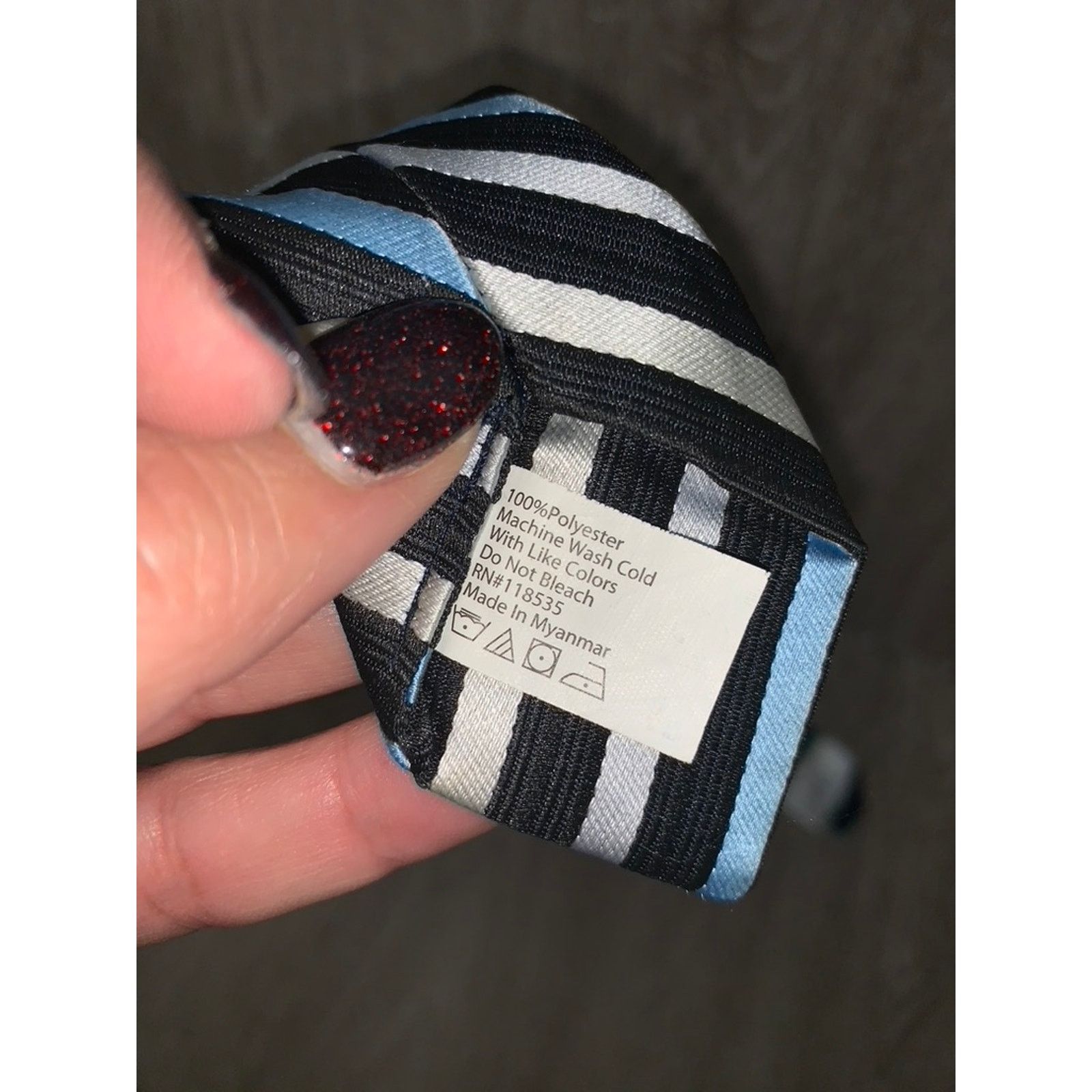 The Unbranded Brand Boys Multicolor Striped Bow Tie & Neck Tie Set Formal Size ONE SIZE - 3 Thumbnail