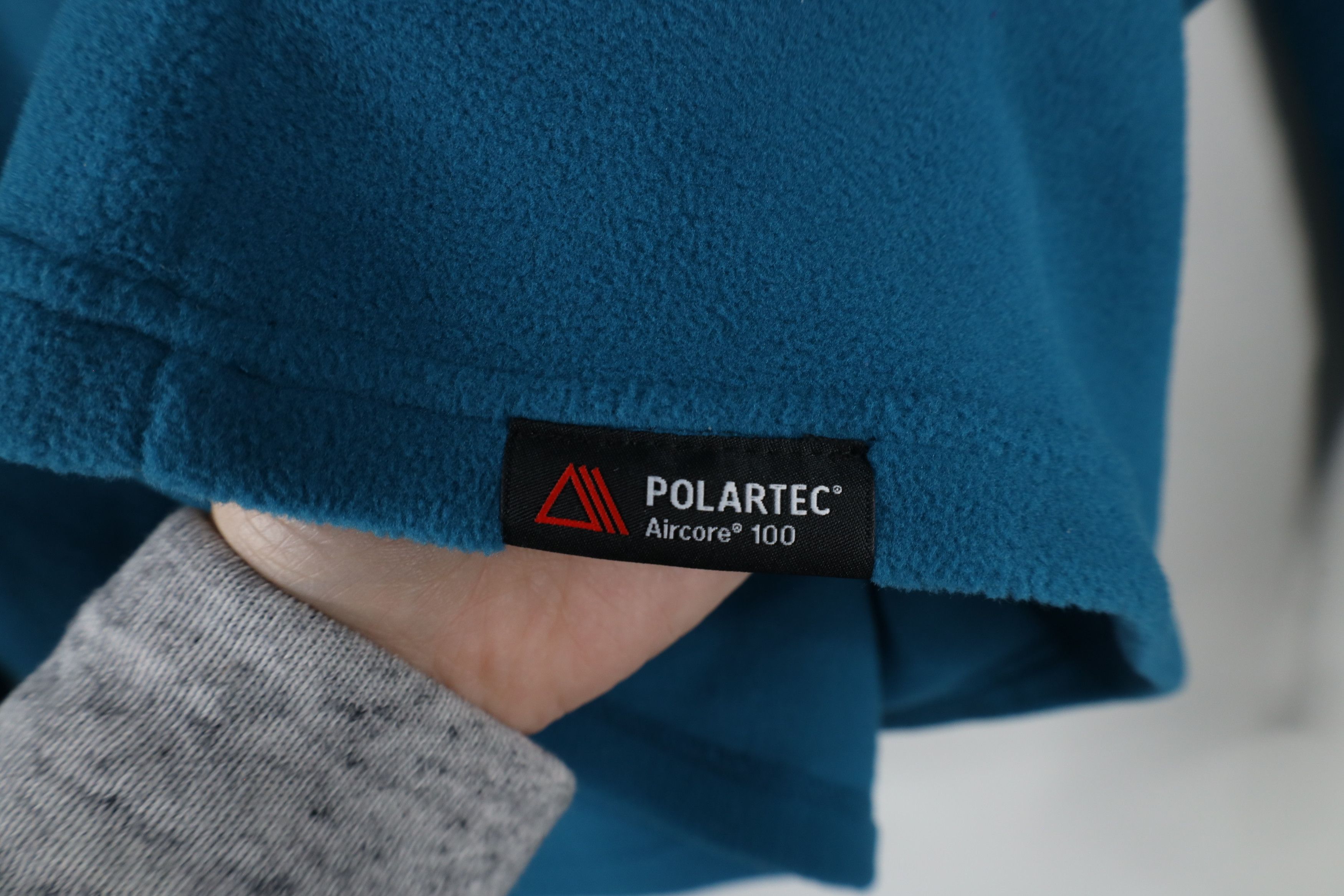 Lands' End × Vintage New Lands End 100 Polartec Fleece Snap Button Henley Sweater Size M / US 6-8 / IT 42-44 - 9 Thumbnail