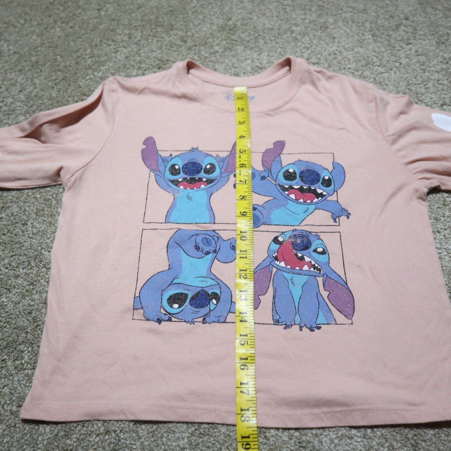 Disney Disney Stitch Pink Crop Top Shirt Long Sleeve Adult Women's Size M Medium Size M / US 6-8 / IT 42-44 - 5 Thumbnail