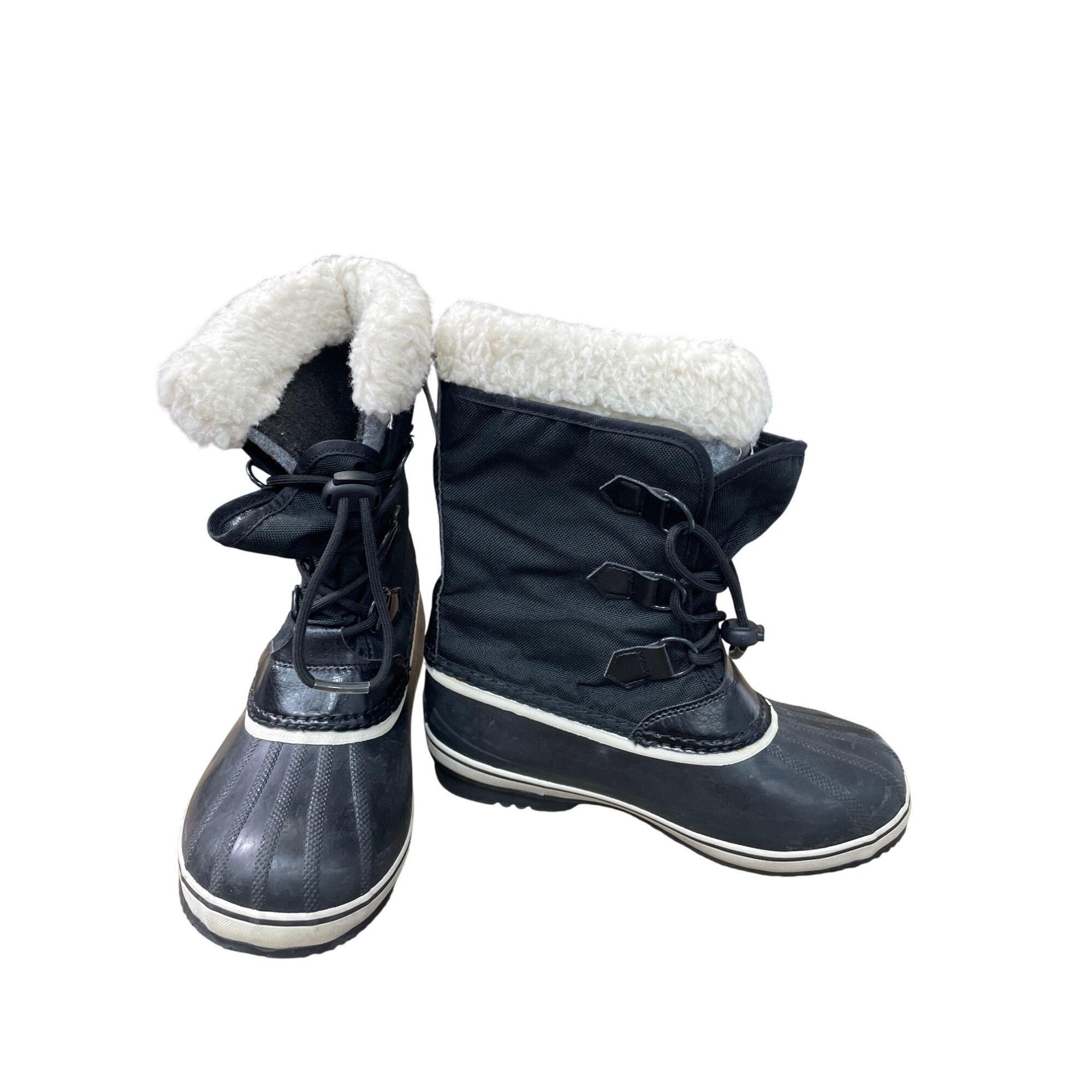 SOREL Sorel Womens Black Waterproof faux fur lined Winter Boots Si Size US 5 / IT 35 - 1 Thumbnail