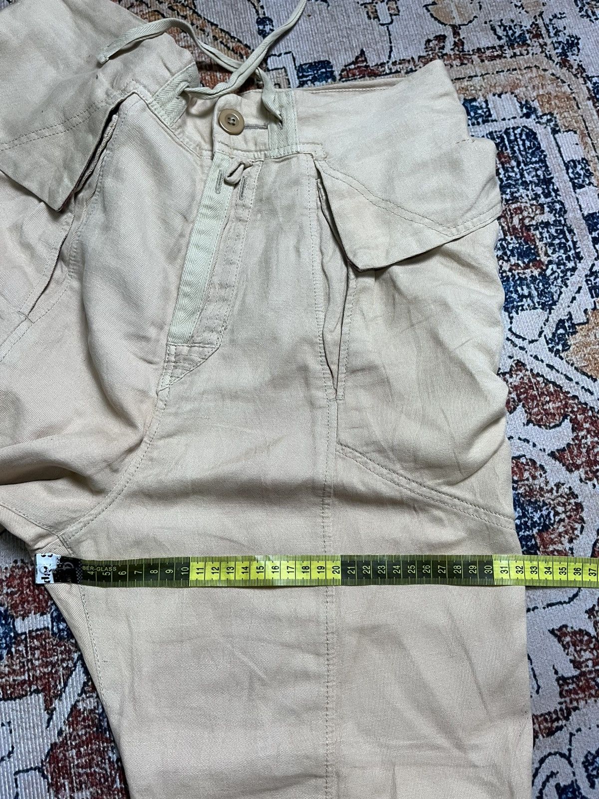 Marithe + Francois Girbaud Le Casual De Marithe Francois Girbaud Long Pants Big Pocket Size US 31 - 17 Thumbnail