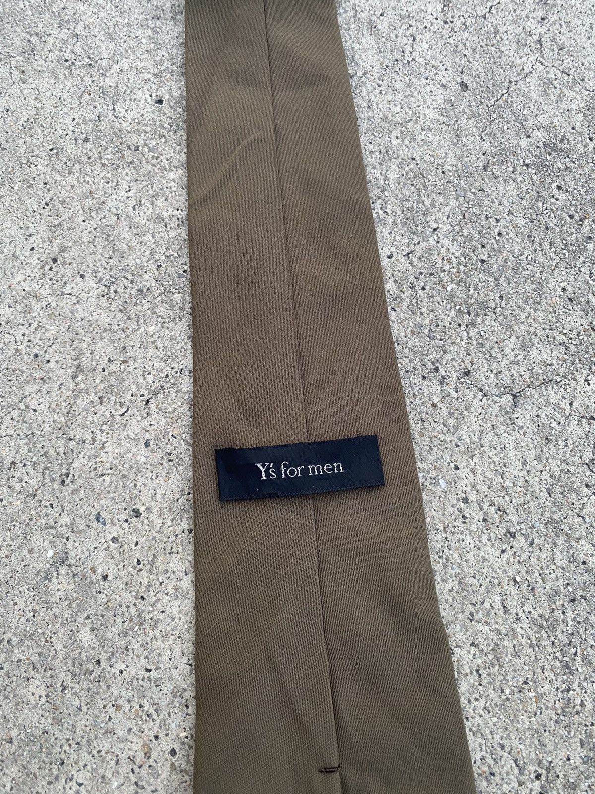 Y's for Men × Yohji Yamamoto YS For Men Yohji Yamamoto Patch Wool Neck Tie Size ONE SIZE - 7 Thumbnail