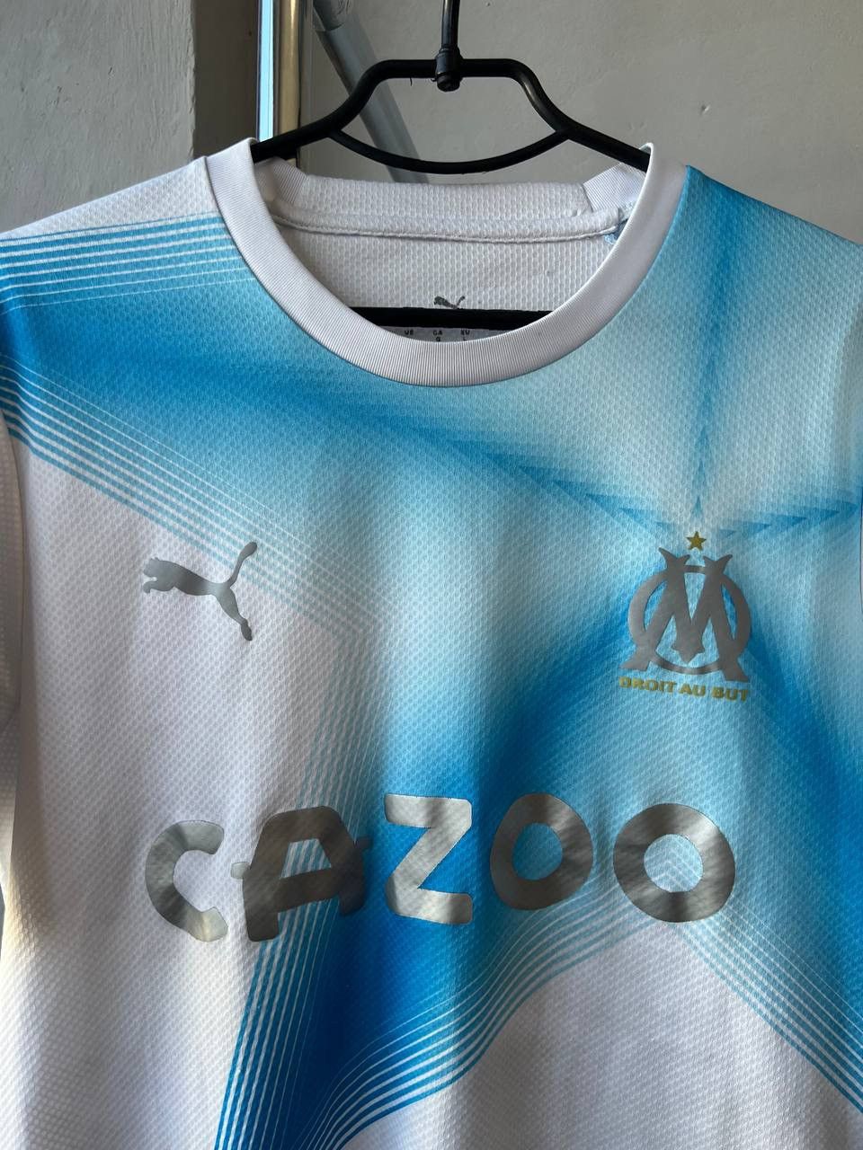 Puma 2023/24 OLYMPIQUE MARSEILLE SPECIAL SOCCER FOOTBALL JERSEY L Size US L / EU 52-54 / 3 - 4 Thumbnail