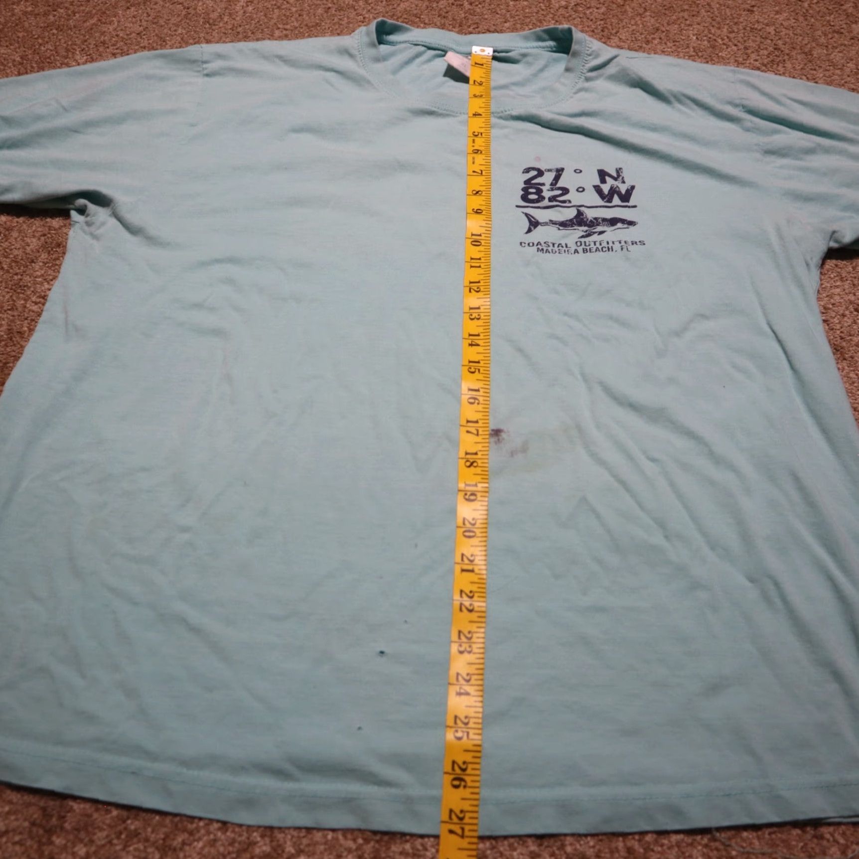 Urban Outfitters Coastal Outfitters Shirt Adult XL Blue Beach Navy Coastal Outfitters Shirt XL Adult Mens Blue Size US XL / EU 56 / 4 - 7 Thumbnail