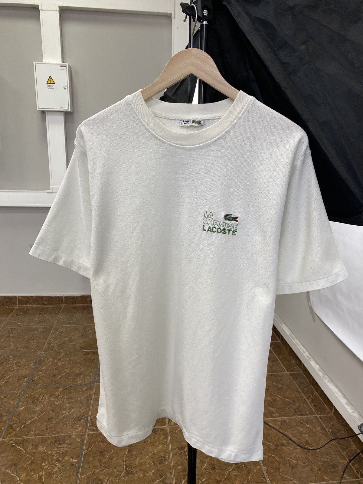 Lacoste 🇫🇷 Vintage 80s Lacoste T-Shirt made in France Retro Rare Hype Size US M / EU 48-50 / 2 - 1 Thumbnail