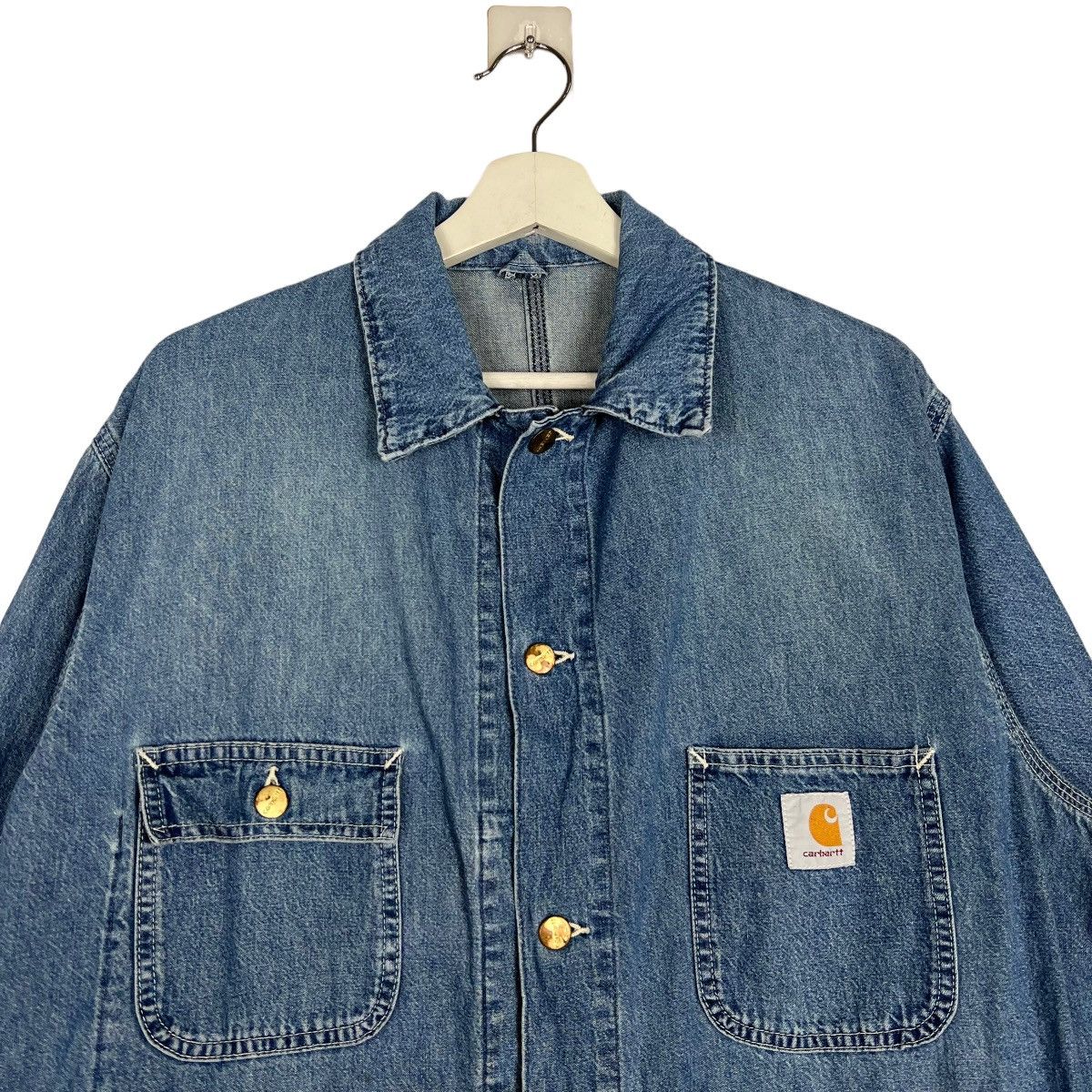 Carhartt 🔥 1980s VINTAGE CARHARTT WORK CHORE JACKET Size US M / EU 48-50 / 2 - 5 Thumbnail