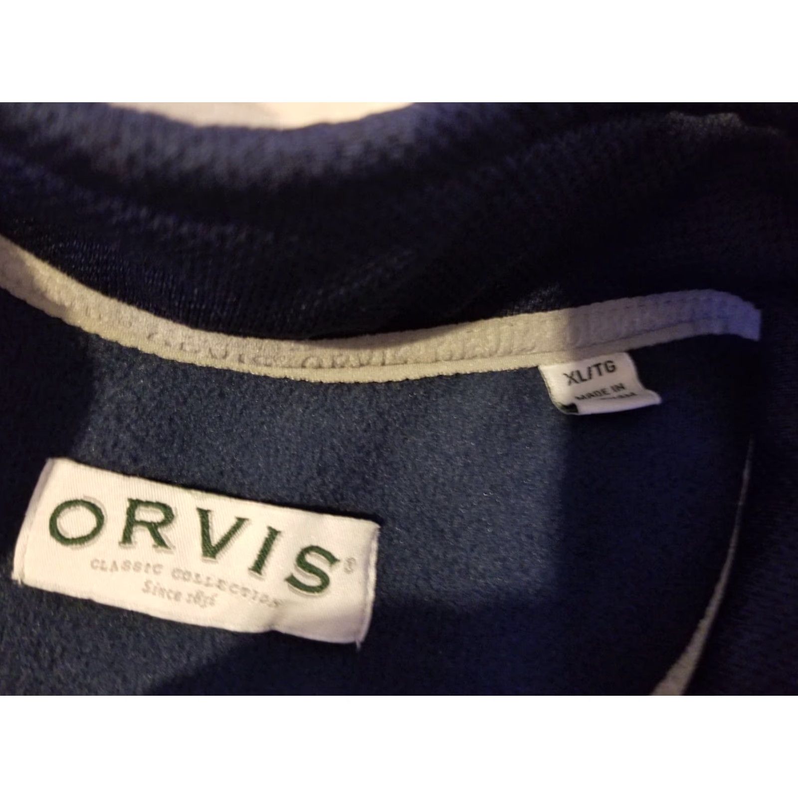 Orvis VINTAGE? (No) Orvis Jacket XL Men Navy Blue 3-in-1 Jacket Mens XL Blue Polyester Size US XL / EU 56 / 4 - 3 Thumbnail