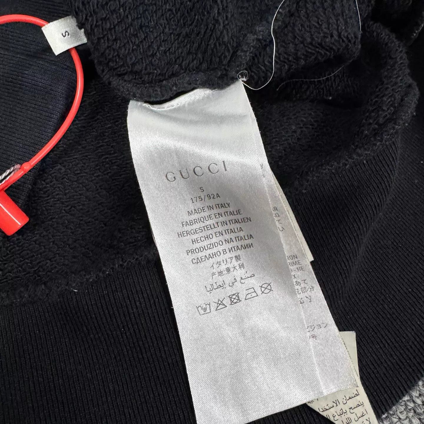 Gucci Gucci Multicolor Logo Distressed Hoodie S 99 New Size US S / EU 44-46 / 1 - 6 Thumbnail