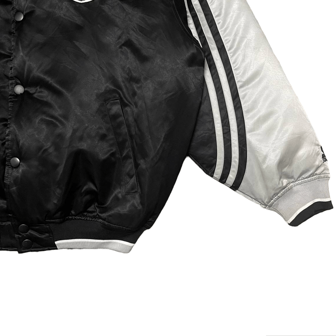 Vintage Starter Oakland Riders NFL Team Puffer Bomber Jacket