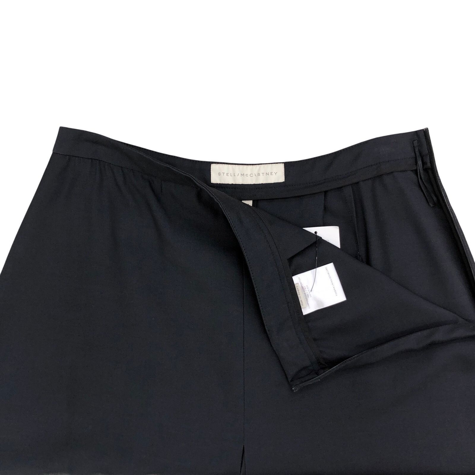Stella McCartney Stella McCartney Size 44 US 10 Skort Side Zip Black Size 32" / US 10 / IT 46 - 19 Thumbnail