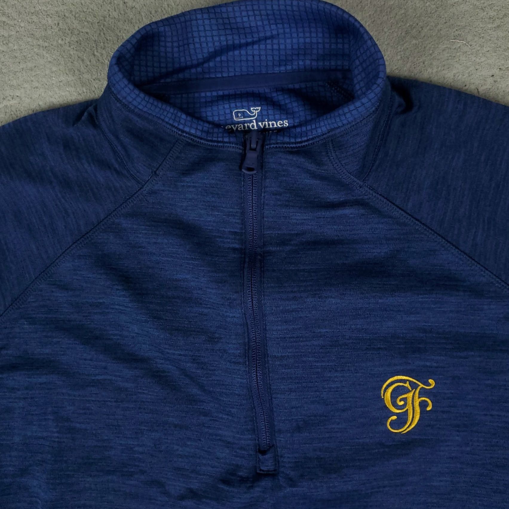 Vineyard Vines Vineyard Vines Sweater Mens Large Blue Performance 1/4 Zip Pullover Sweatshirt Size US L / EU 52-54 / 3 - 2 Thumbnail