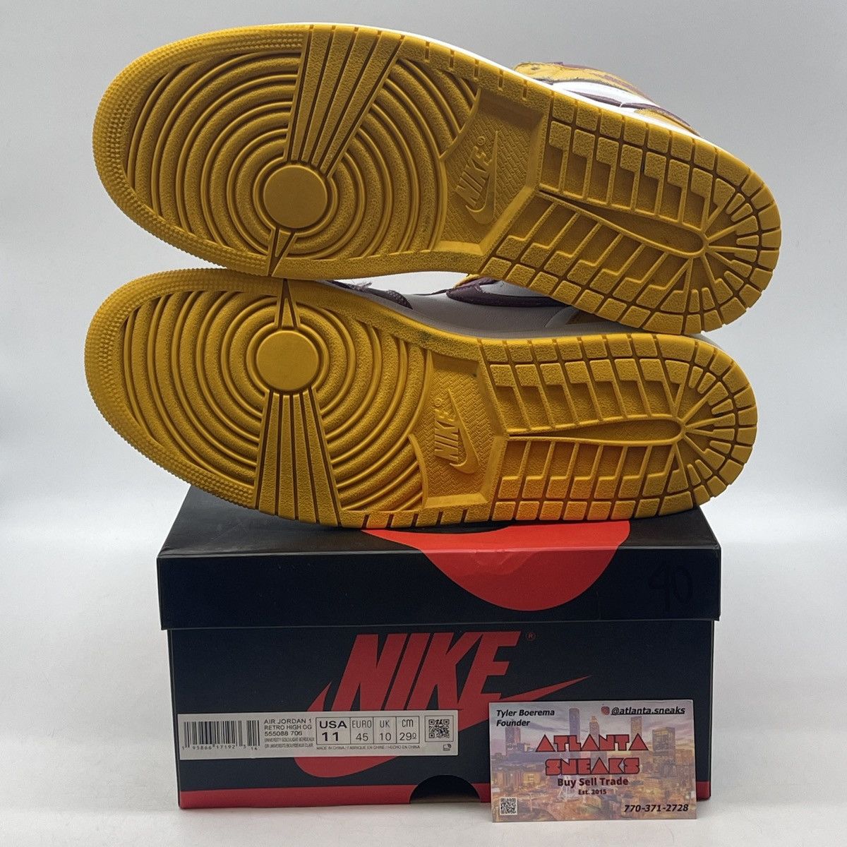 Jordan Brand Air Jordan 1 high brotherhood Size US 11.5 / EU 44-45 - 7 Thumbnail
