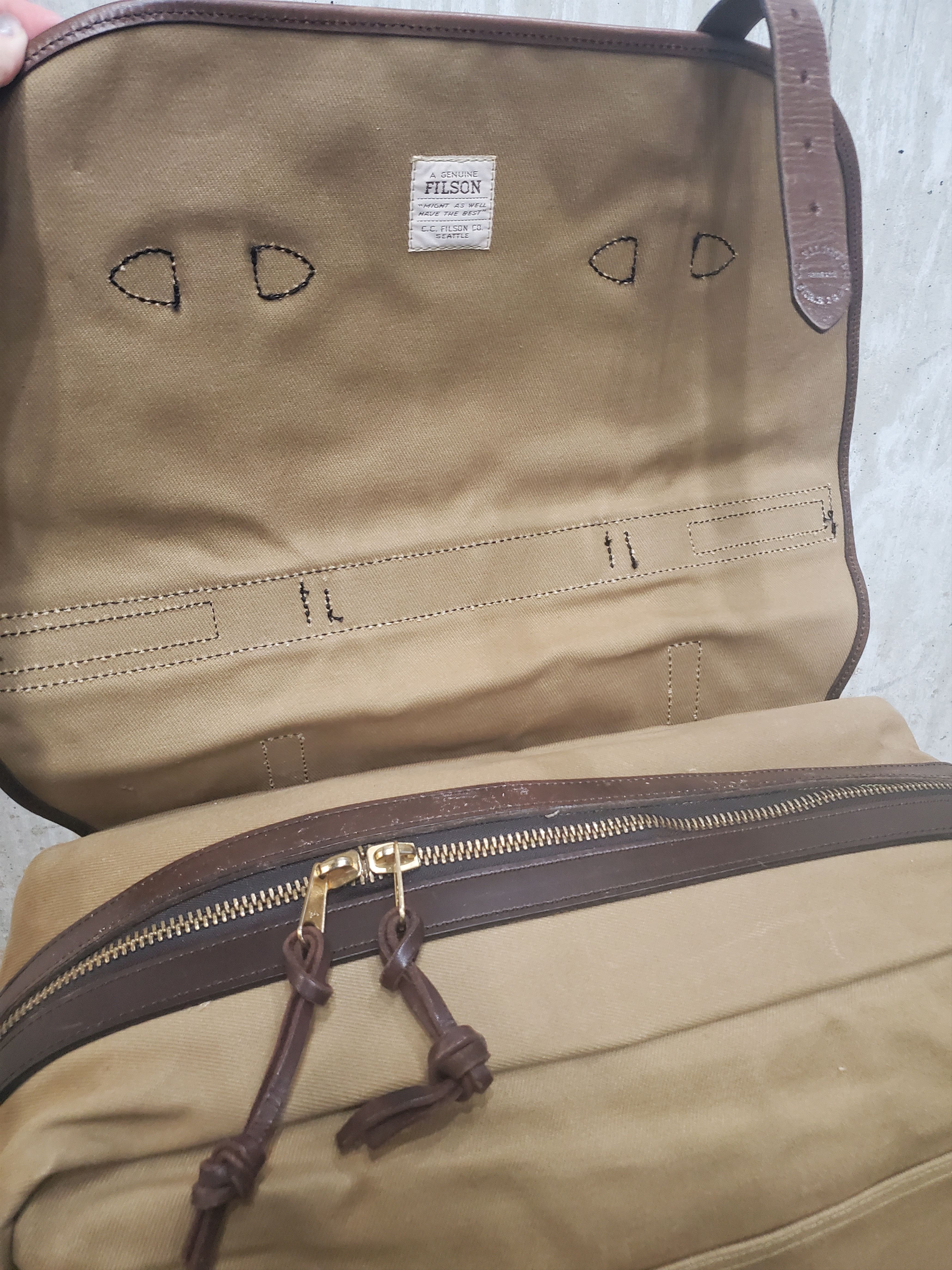 Filson Filson Vintage Pullman Carry On Bag Size ONE SIZE - 7 Thumbnail