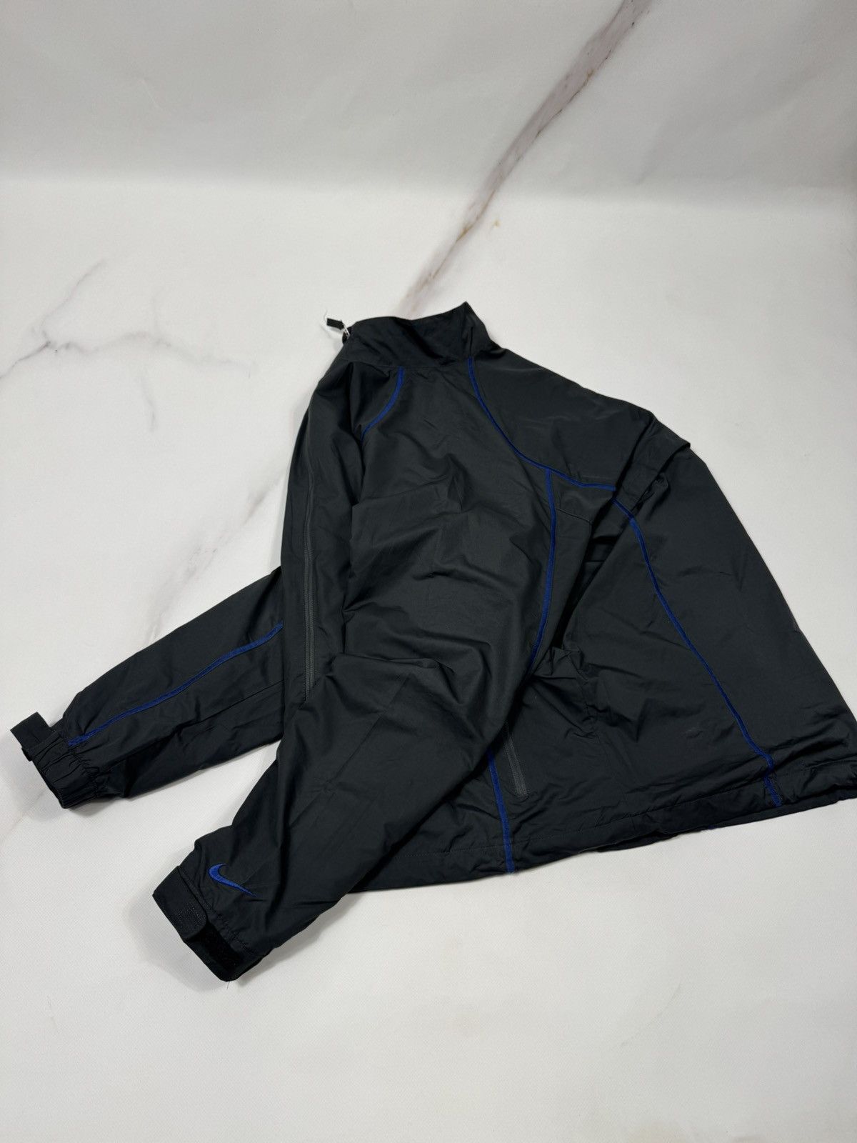 Nike Vintage Nike Nylon Drill Y2k Baggy Jacket Size US L / EU 52-54 / 3 - 2 Thumbnail