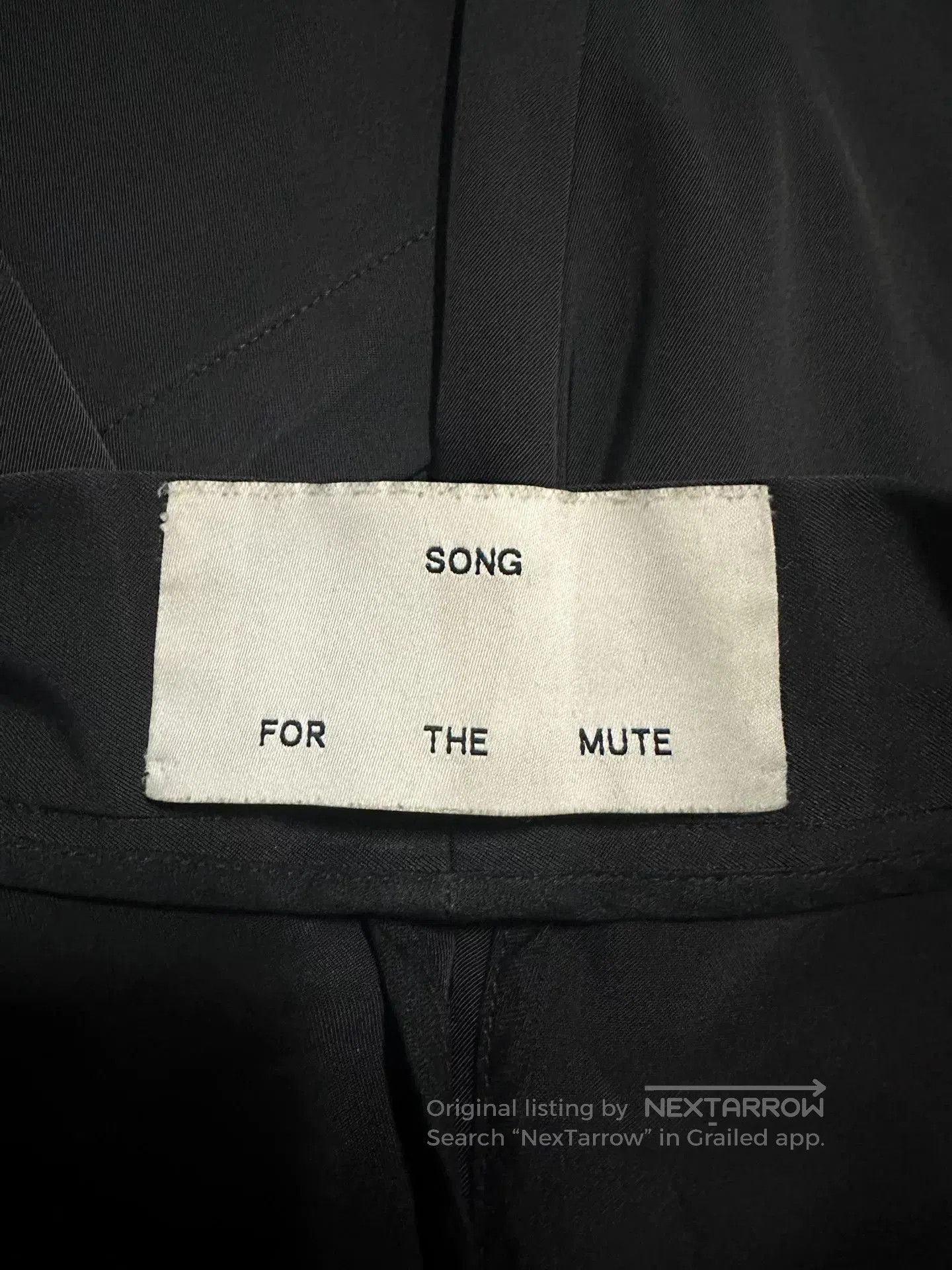 Song For The Mute Song for the Mute 22.1 Black Trousers. Size US 30 / EU 46 - 3 Thumbnail