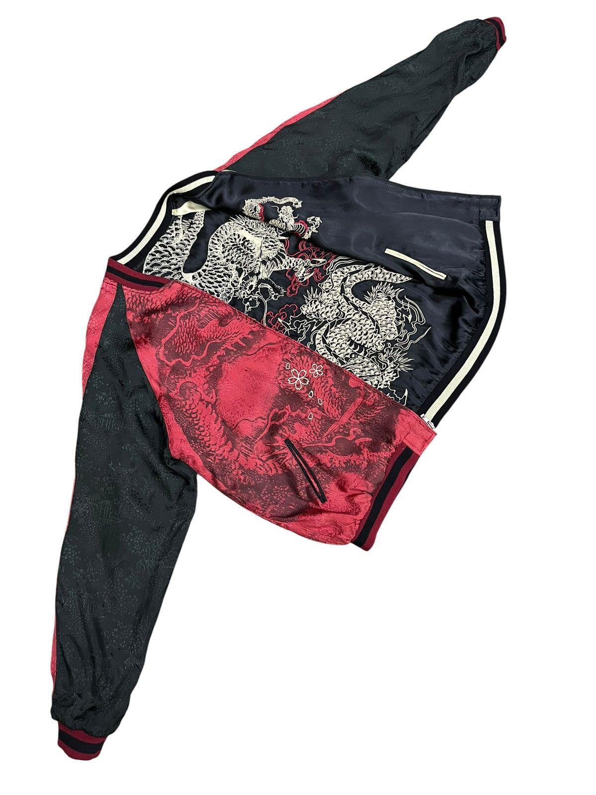 Dragonfly Reversible Sukajan Dragon Embroidery Jacket Size L Size US L / EU 52-54 / 3 - 7 Thumbnail