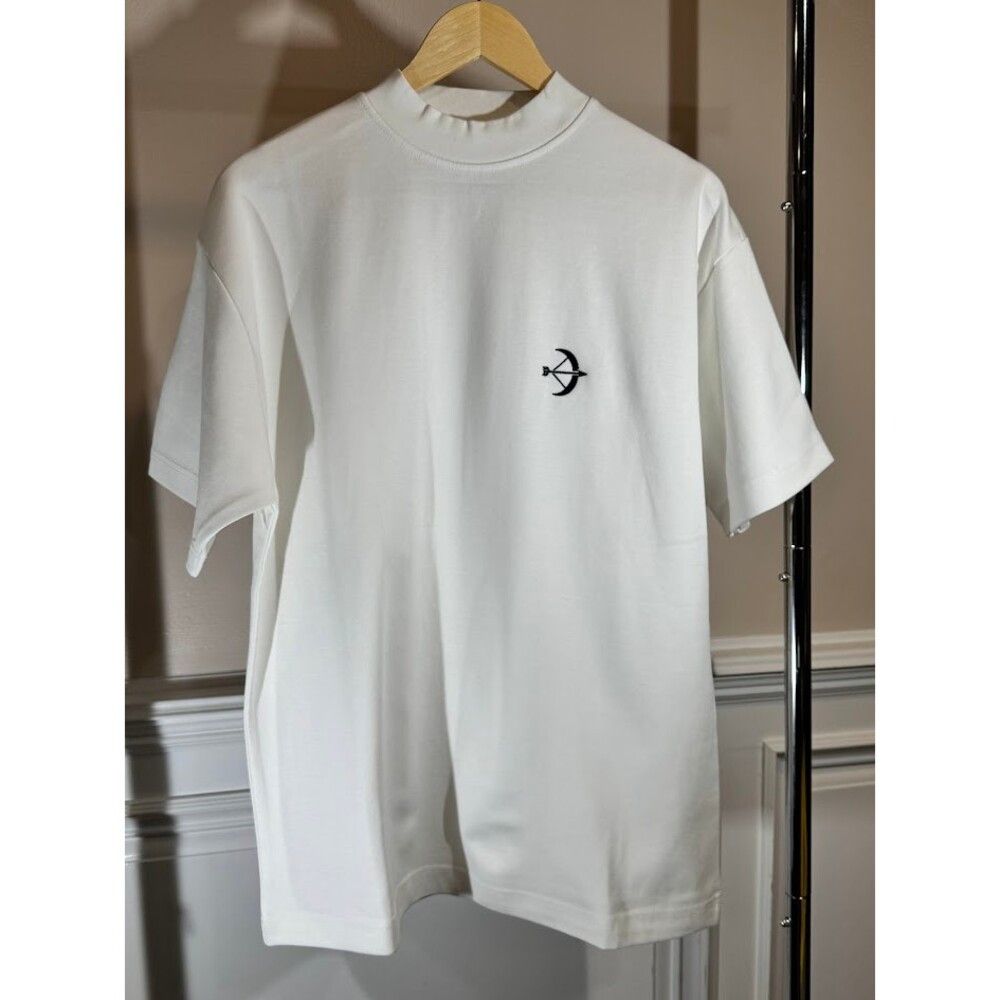 Other Oversized Boxy Tee Black Mock Neck Heavyweight Cotton S Size US S / EU 44-46 / 1 - 1 Thumbnail