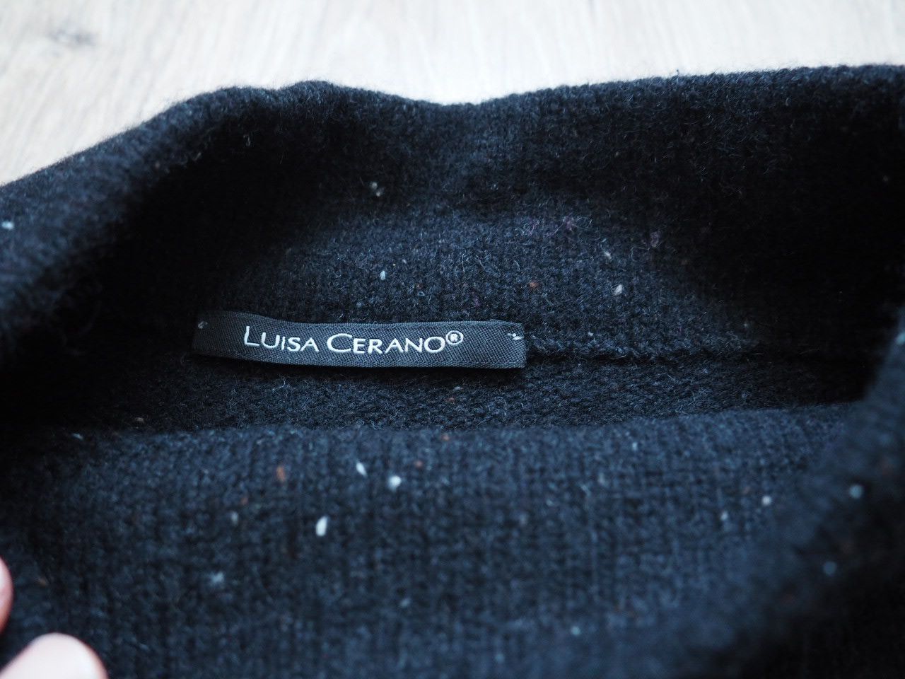 Luisa Cerano Sweter z wełny czarny Luisa Cerano XL Size XL / US 12-14 / IT 48-50 - 3 Thumbnail