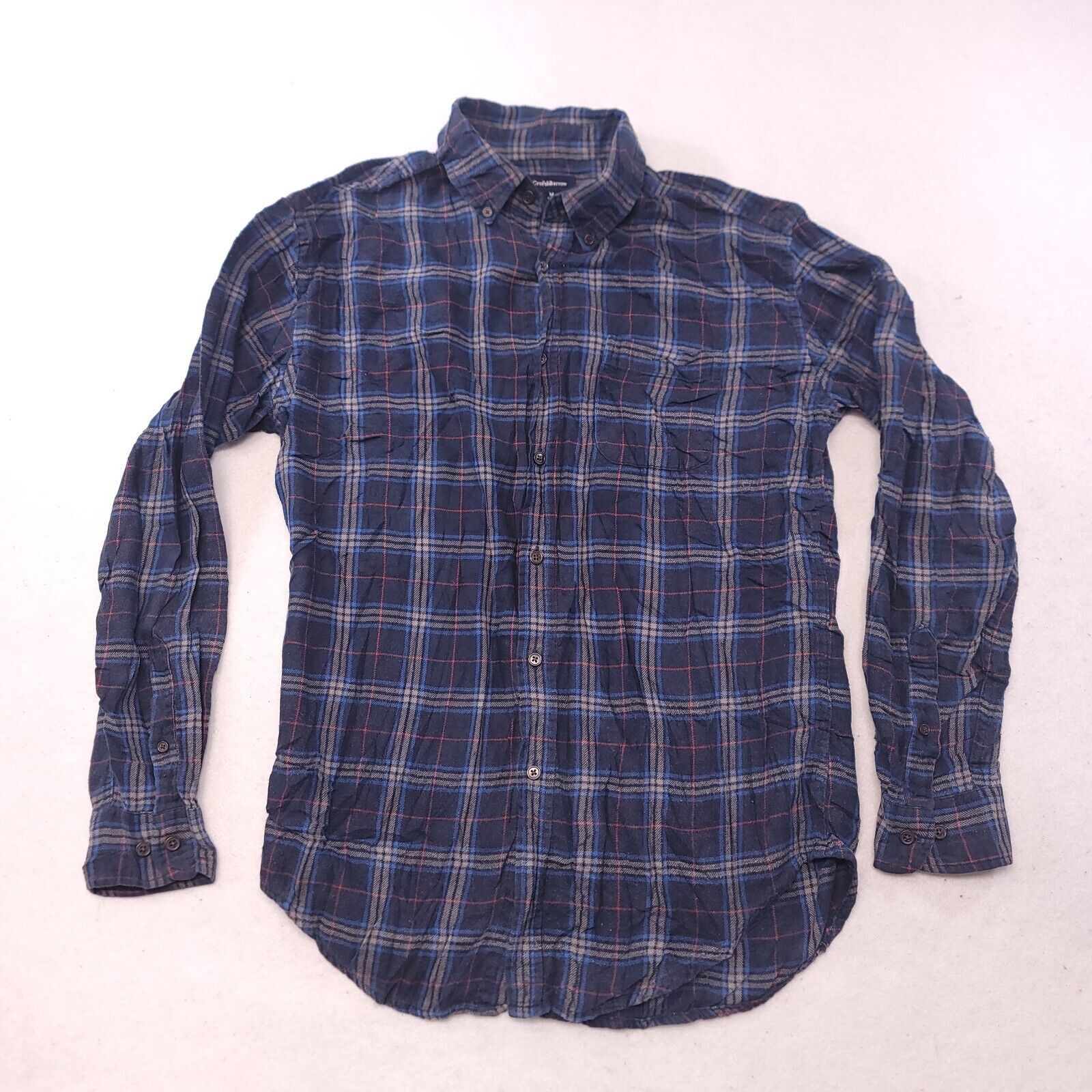 Croft & Barrow Croft & Barrow Tartan Flannel Shirt Mens Size M Blue Gray Size US M / EU 48-50 / 2 - 2 Thumbnail