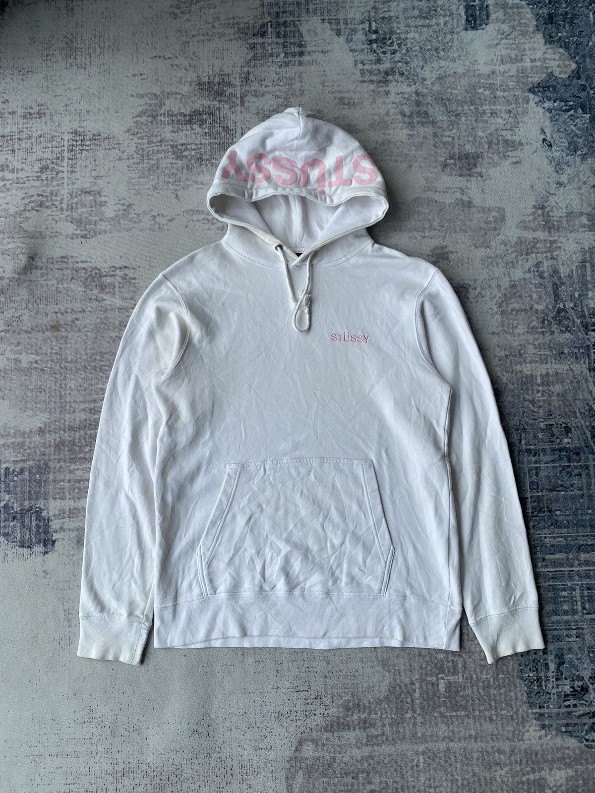Stussy × Vintage OG Vintage Stussy Spellout Hoodies / Travis Flacko Scott Size US M / EU 48-50 / 2 - 1 Thumbnail