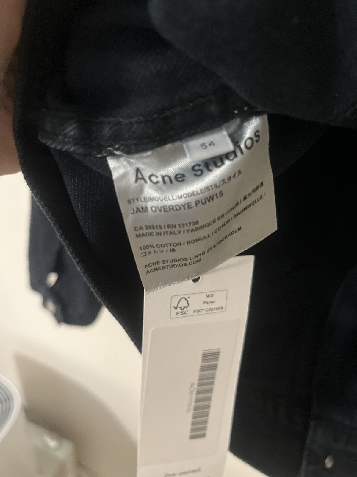 Acne Studios Acne Studios Denim Jacket Size US XXL / EU 58 / 5 - 4 Thumbnail
