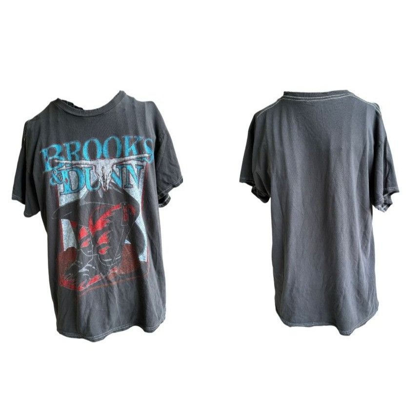 Vintage VTG Brooks Dunn T Shirt 1992 Country Music Concert Cowboy Bo Size US S / EU 44-46 / 1 - 5 Thumbnail