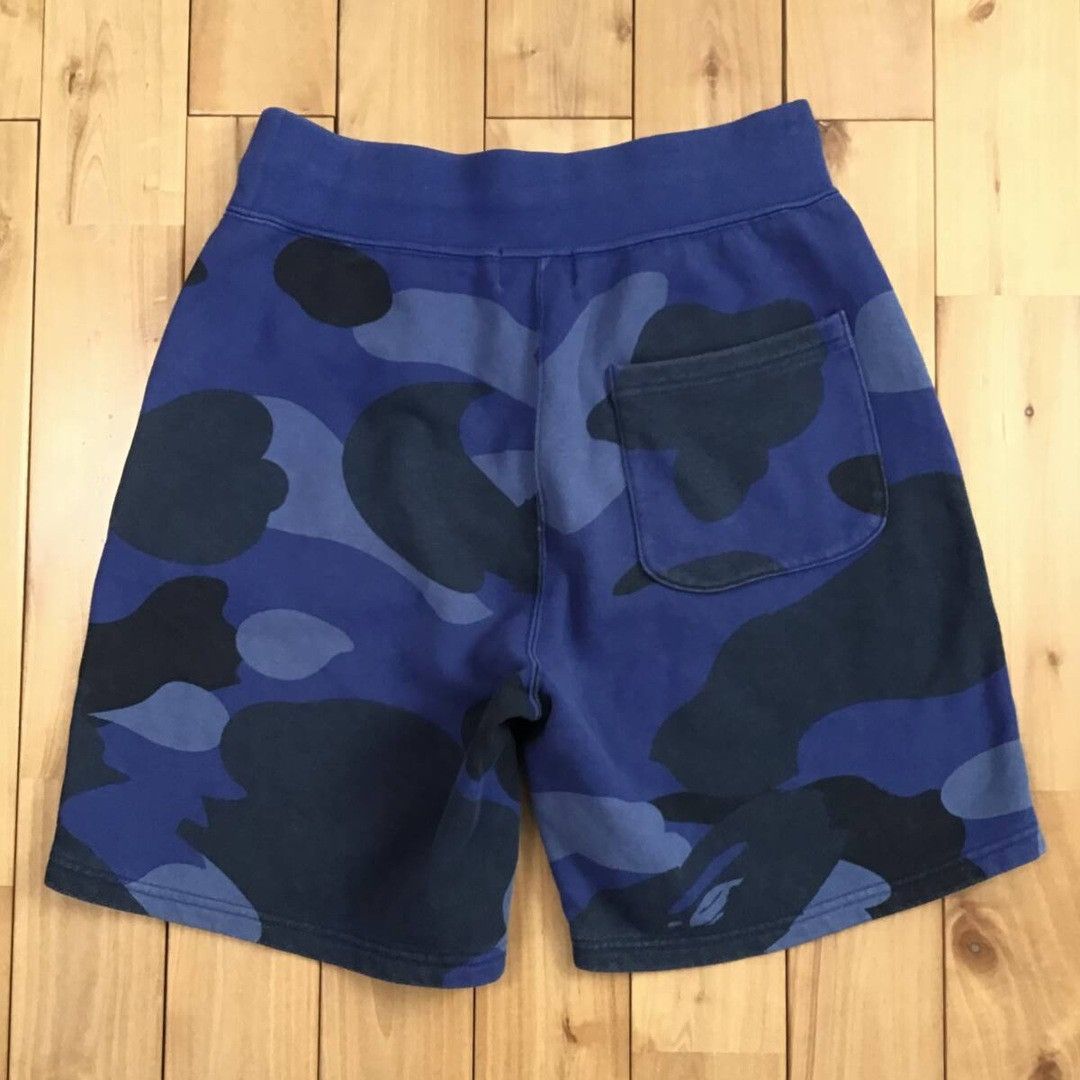 Bape BAPE Giant Blue Camo Sweat Shorts a bathing ape ★size S Size US 30 / EU 46 - 2 Thumbnail