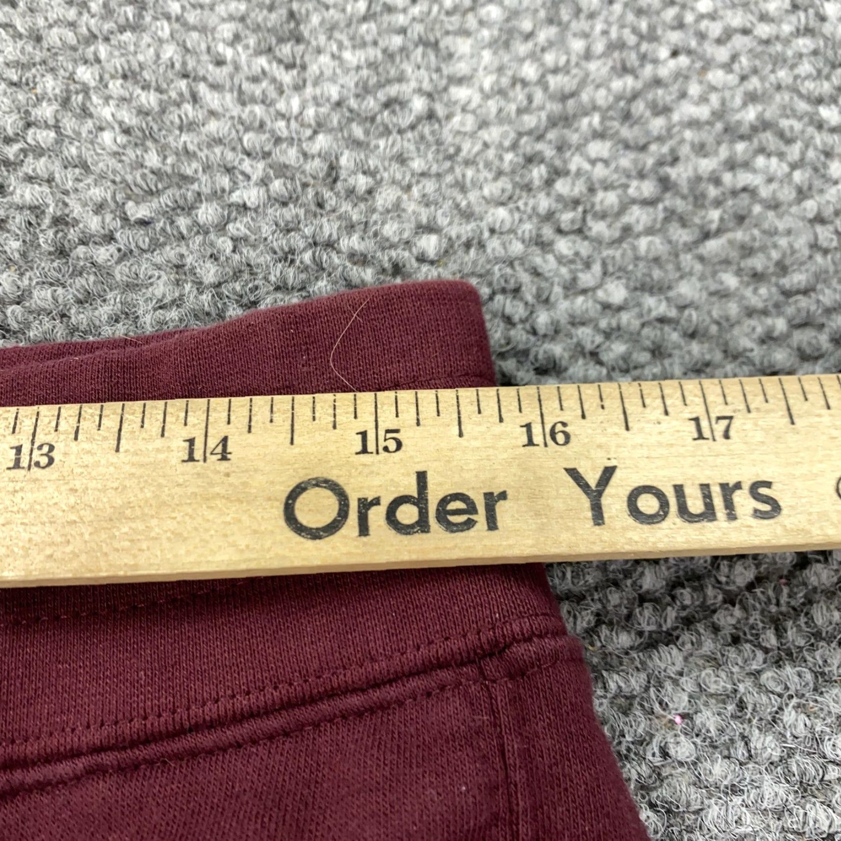 Champion Champion Sweatpants Joggers Mens Medium Maroon Fleece Big C Logo Athletic Pants Size US 31 - 6 Thumbnail