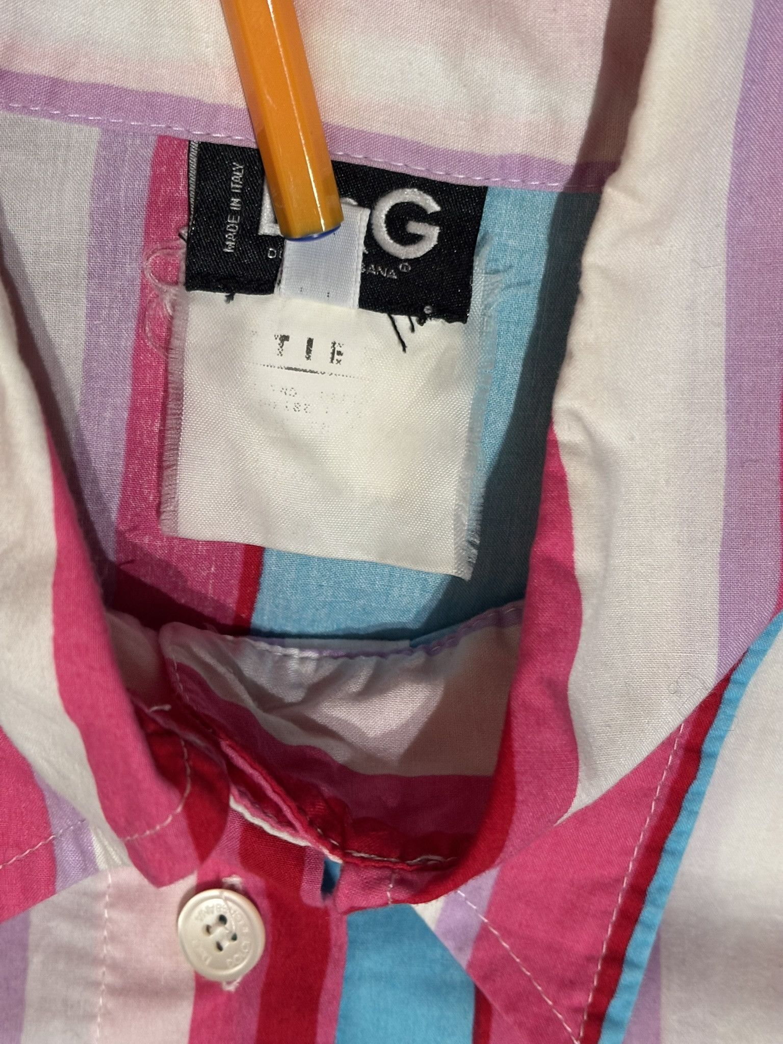 Dolce & Gabbana Dolce Gabbana shirt stripes Multicolor size 40 Size S / US 4 / IT 40 - 14 Thumbnail