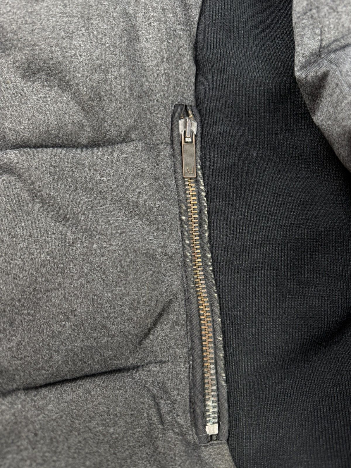Armani Armani Jeans AJ Grey Hooded Puffer Jacket Size 52 Size US L / EU 52-54 / 3 - 8 Thumbnail