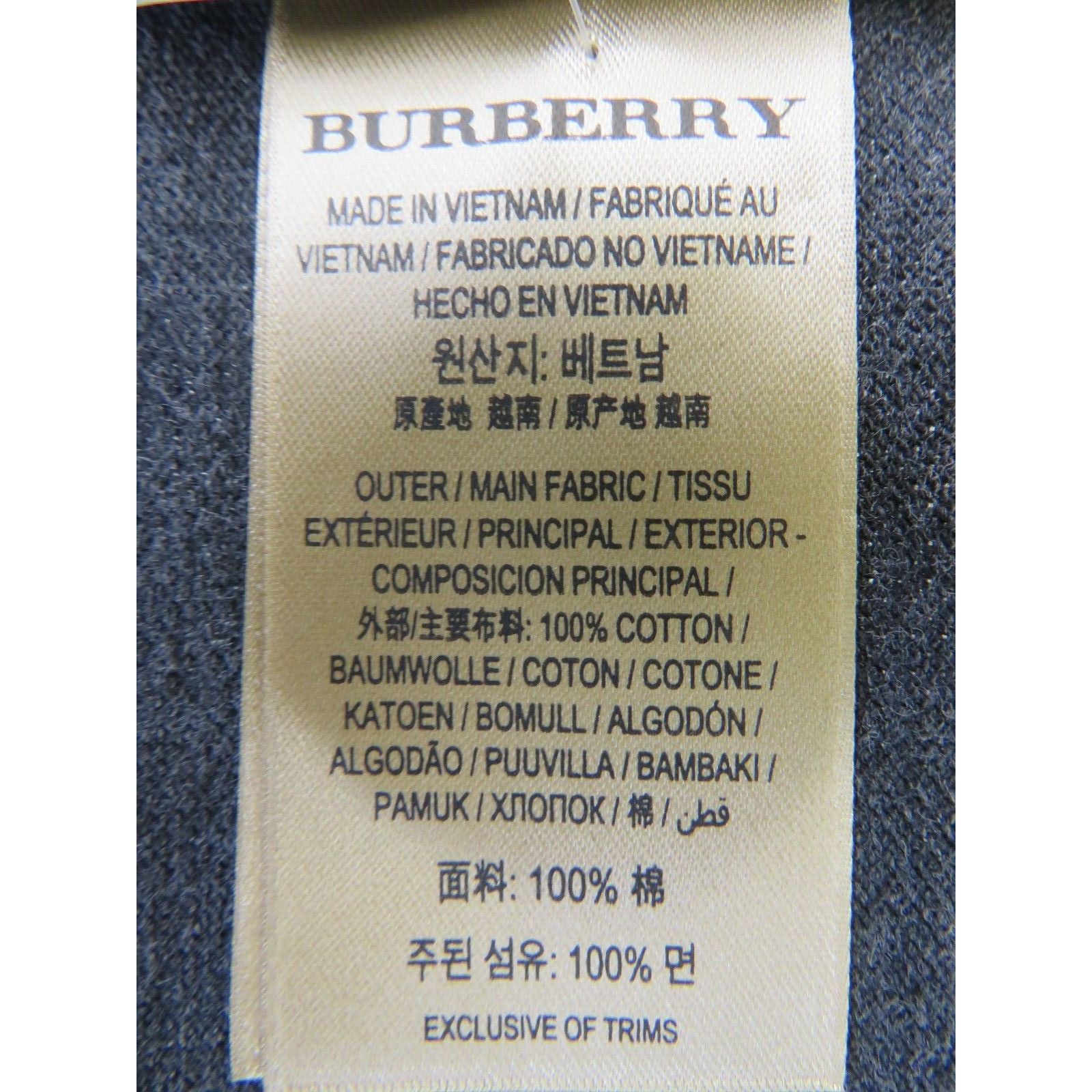 Burberry BURBERRY OXFORD DARK GRAY COTTON CHECK LOGO SLEEVE SHIRT S Size US S / EU 44-46 / 1 - 11 Thumbnail