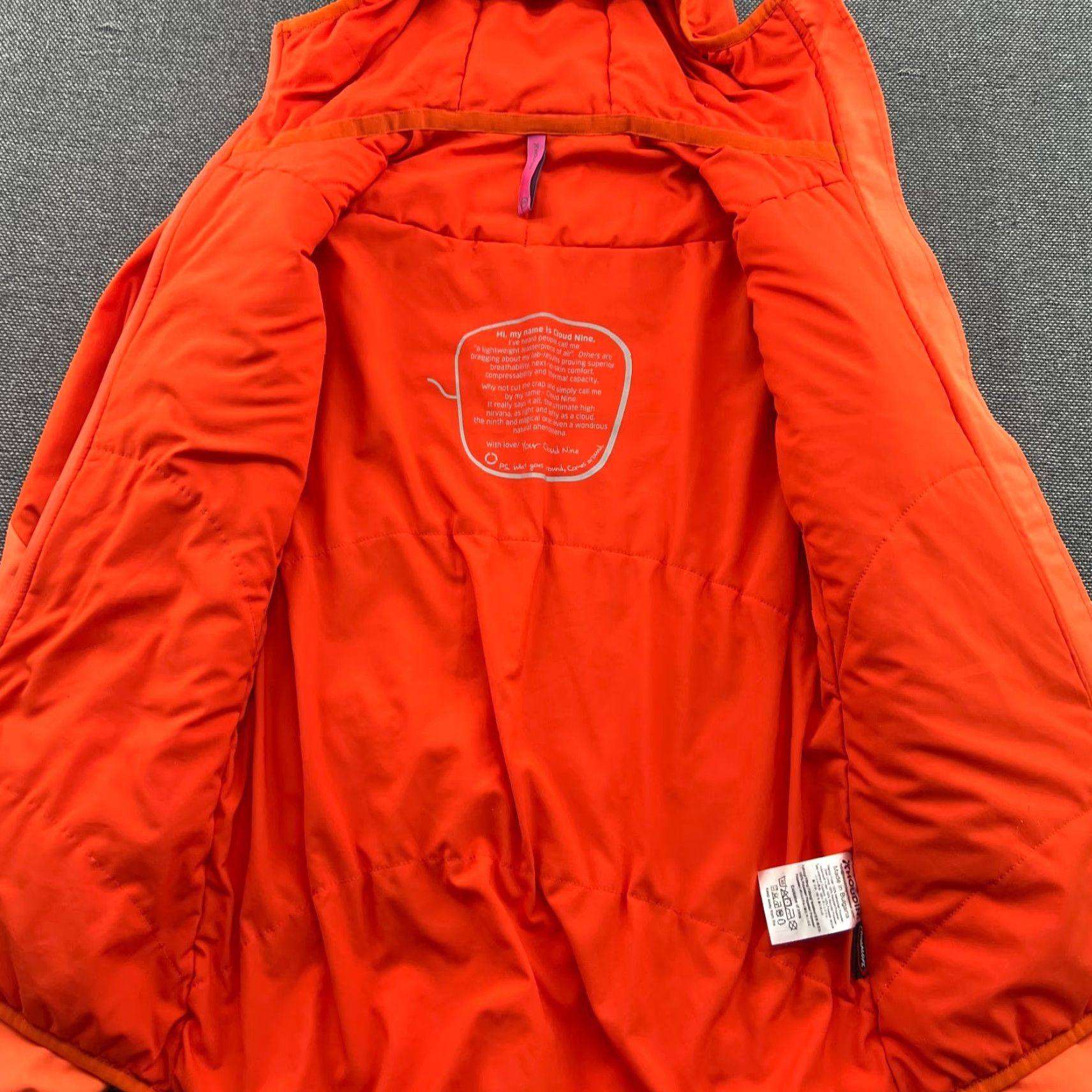 Houdini Houdini Womens Jacket XS Orange Full Zip Hooded Primaloft Outdoor Jacket Size XS / US 0-2 / IT 36-38 - 4 Thumbnail