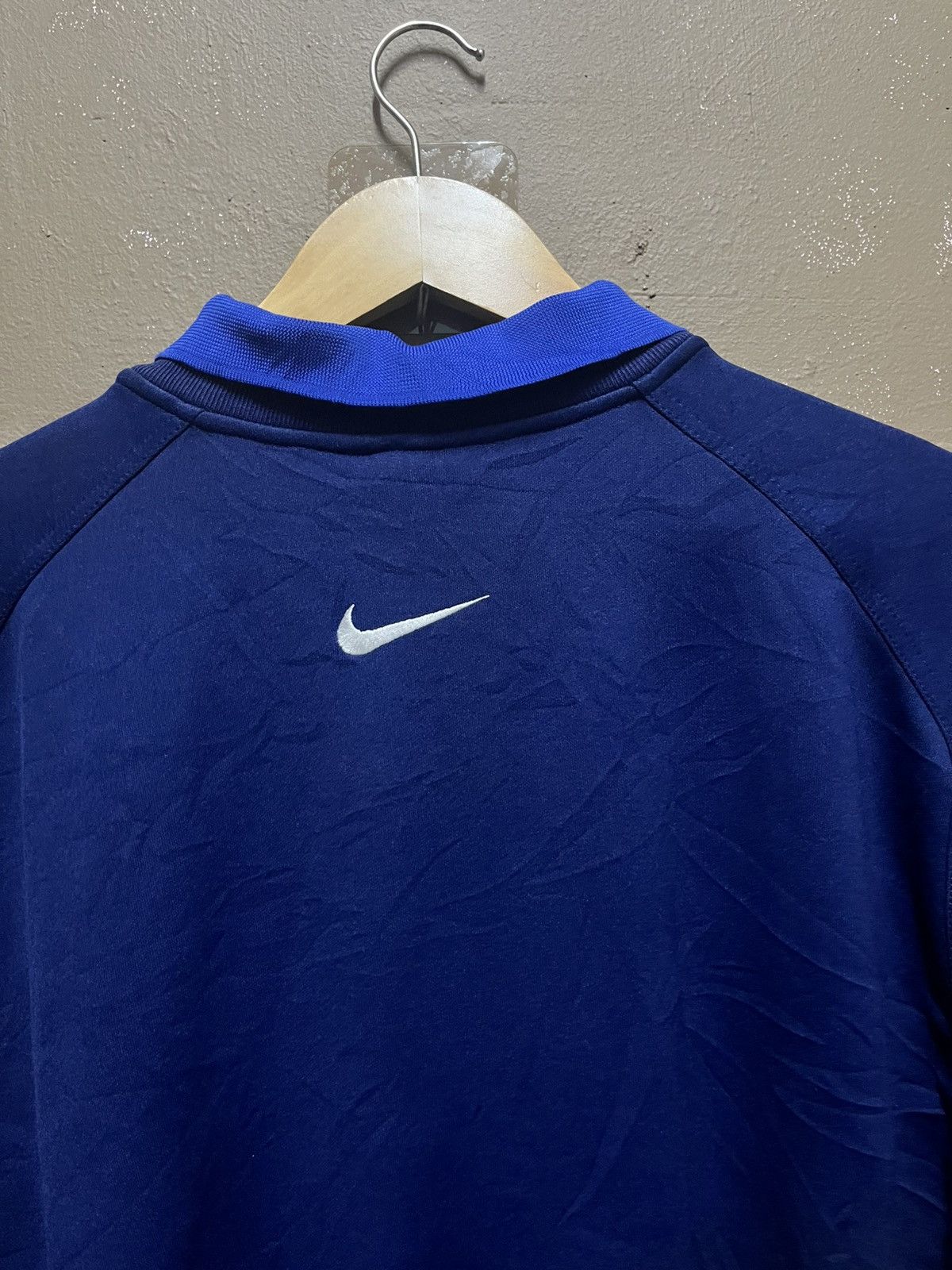 Nike × Vintage Vintage Nike Big Swoosh Halfzipper Size US XL / EU 56 / 4 - 5 Thumbnail