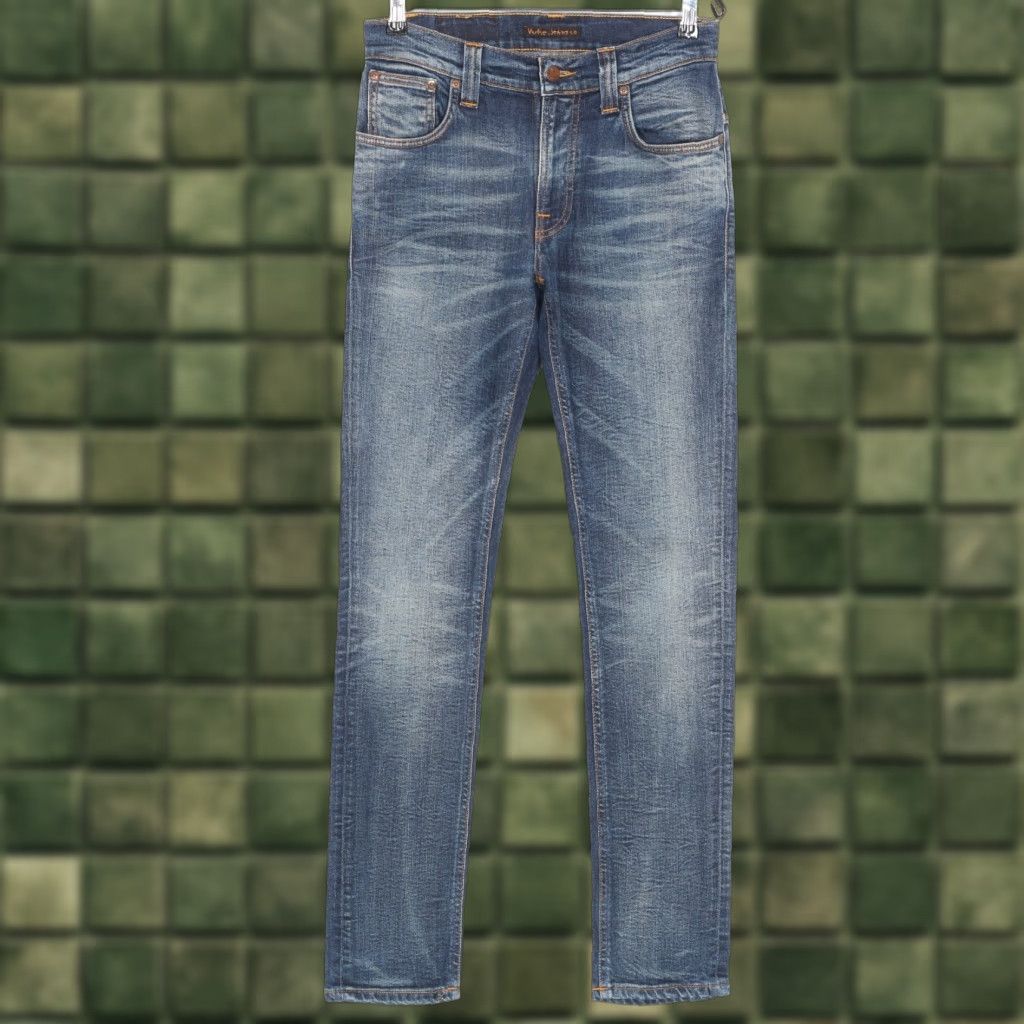 Nudie Jeans NUDIE JEANS THIN FINN Classic Orange Slim Fit Jeans Men W30 L32 DZ8046 Size US 30 / EU 46 - 1 Thumbnail