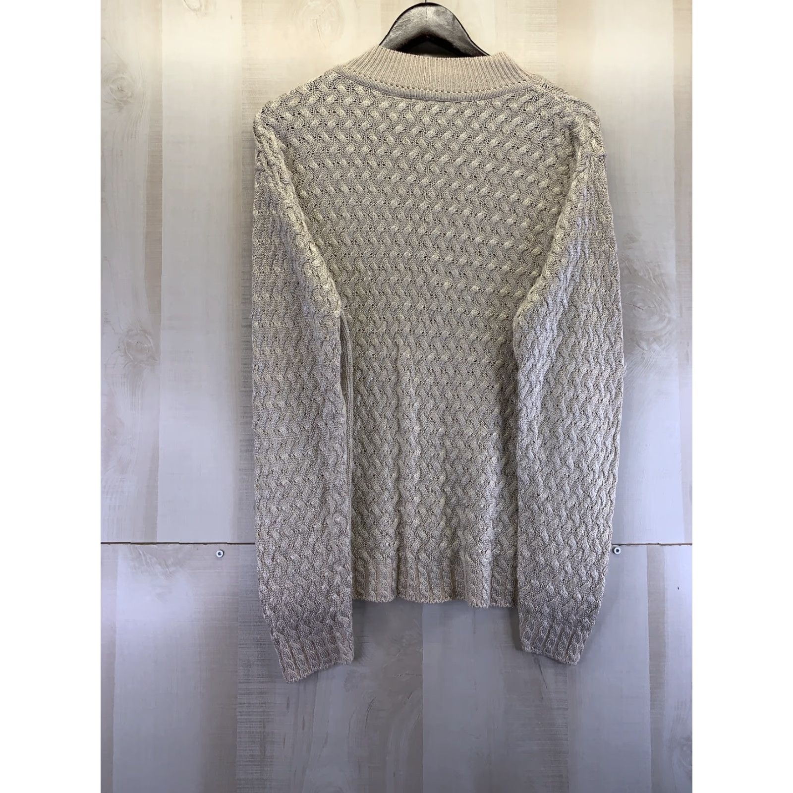 Vintage VINTAGE Cotton Forever US Made Ivory Knit Sweater Womens XL-6854 Size XL / US 12-14 / IT 48-50 - 6 Thumbnail