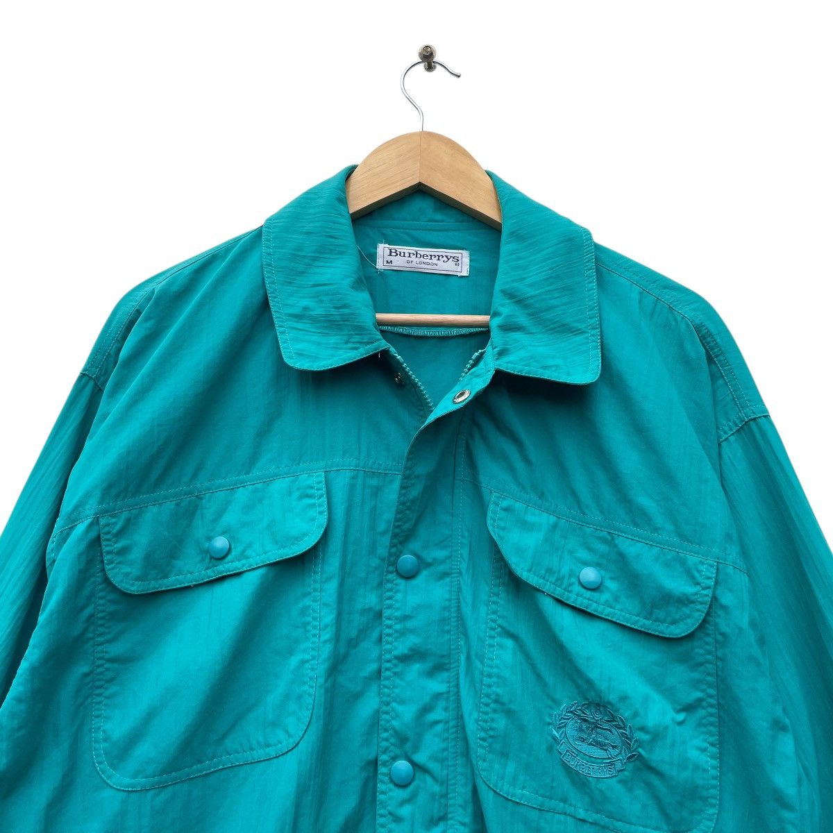 Burberry × Vintage Vintage Blueberry Giant Dual Pocket Jacket Size US M / EU 48-50 / 2 - 3 Thumbnail