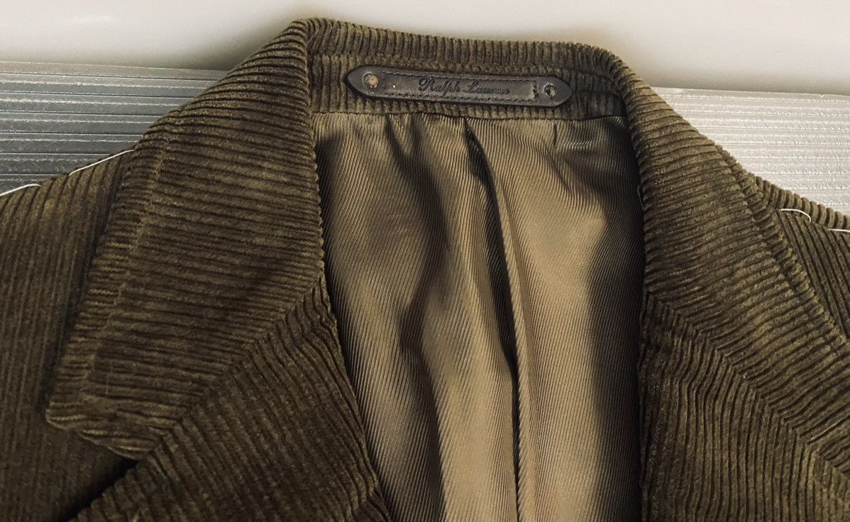 Ralph Lauren Purple Label RLPL 🇮🇹 English Corduroy Suede Patch Collectors Jacket 38R NW Size 38R - 11 Thumbnail